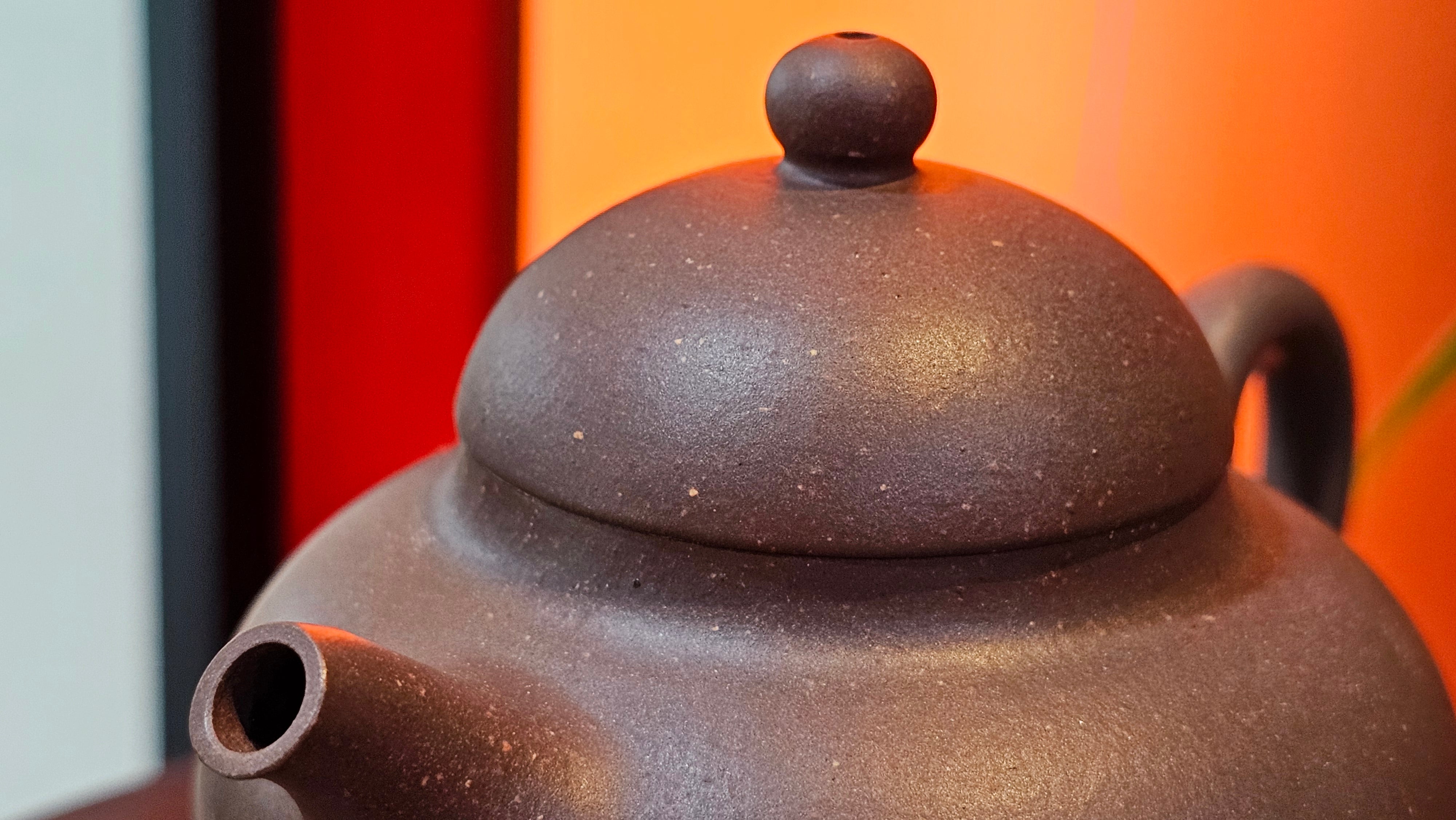 Gao Pan 高番, 143.9ml (very well-weighted bottom, stable!), Tai Xi Zi Ni (Gao Wen) 台西紫泥(高温), by our Craftsman Fan Xiao Zhi 范小智 ~ Congratulations!to Mr Y.L.! 2309hrs 31st August 2025, Cranbourne North!ViC, Australia🇦🇺!