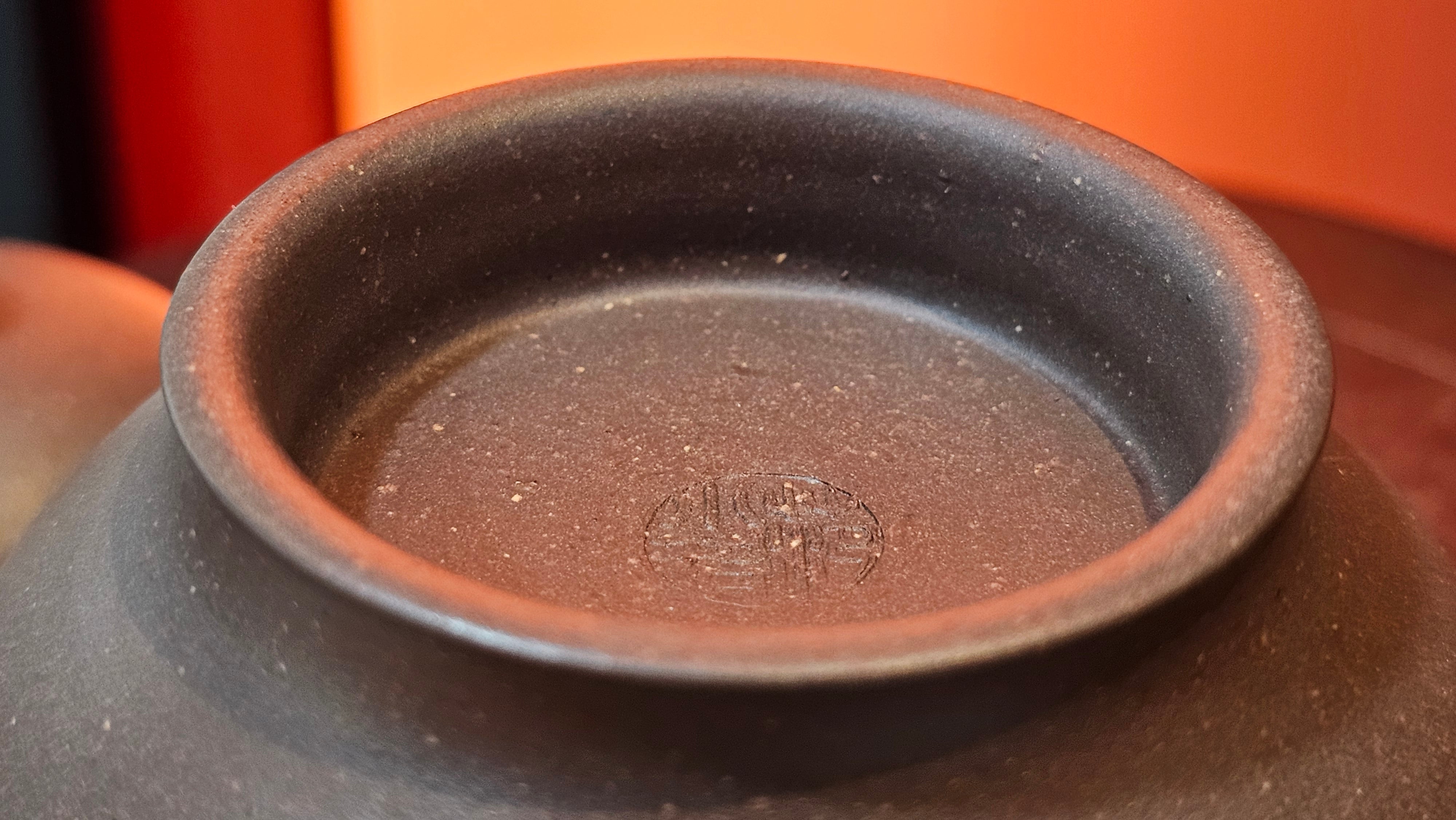 Gao Pan 高番, 143.9ml (very well-weighted bottom, stable!), Tai Xi Zi Ni (Gao Wen) 台西紫泥(高温), by our Craftsman Fan Xiao Zhi 范小智 ~ Congratulations!to Mr Y.L.! 2309hrs 31st August 2025, Cranbourne North!ViC, Australia🇦🇺!