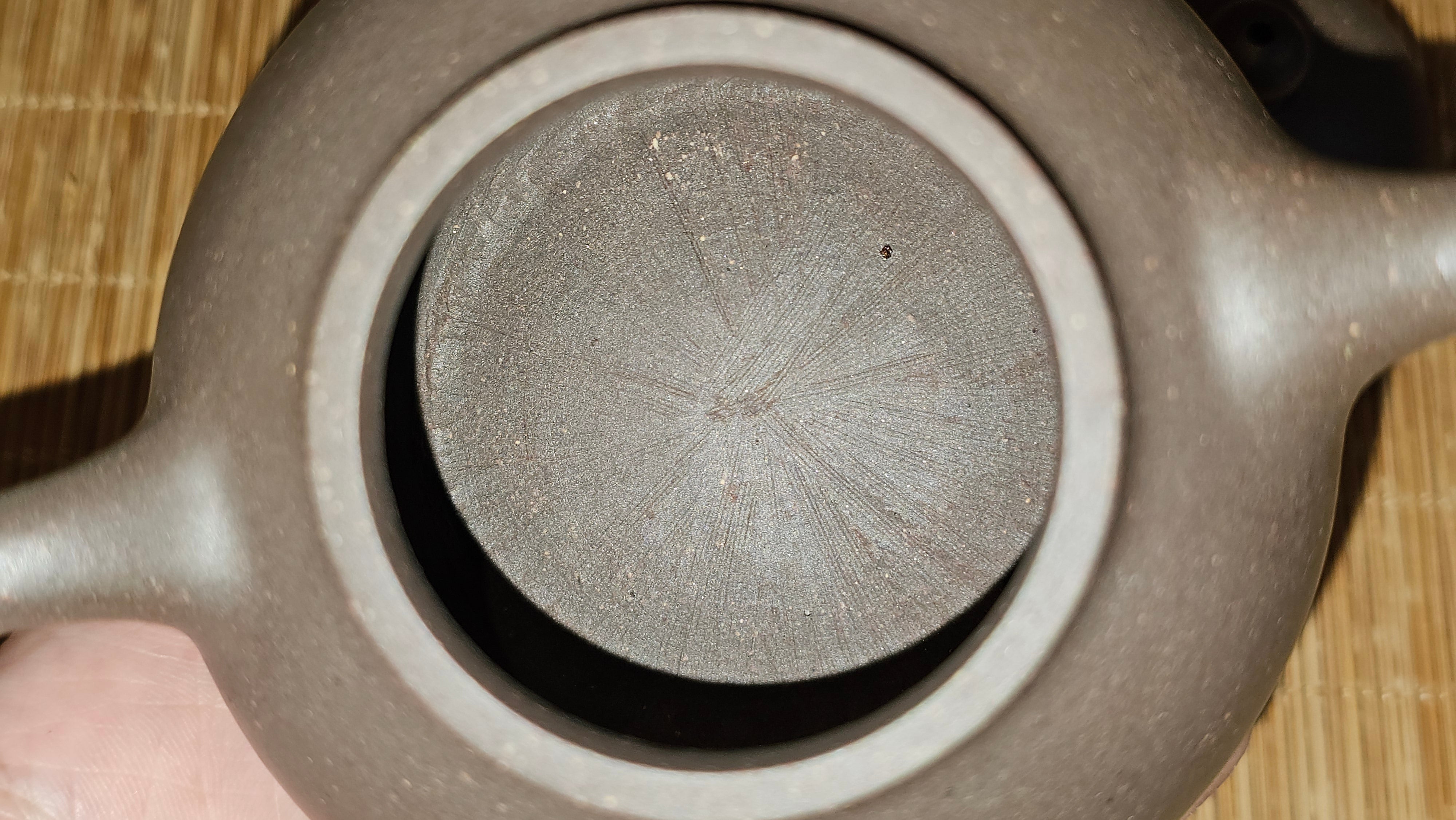 Gao Pan 高番, 143.9ml (very well-weighted bottom, stable!), Tai Xi Zi Ni (Gao Wen) 台西紫泥(高温), by our Craftsman Fan Xiao Zhi 范小智 ~ Congratulations!to Mr Y.L.! 2309hrs 31st August 2025, Cranbourne North!ViC, Australia🇦🇺!