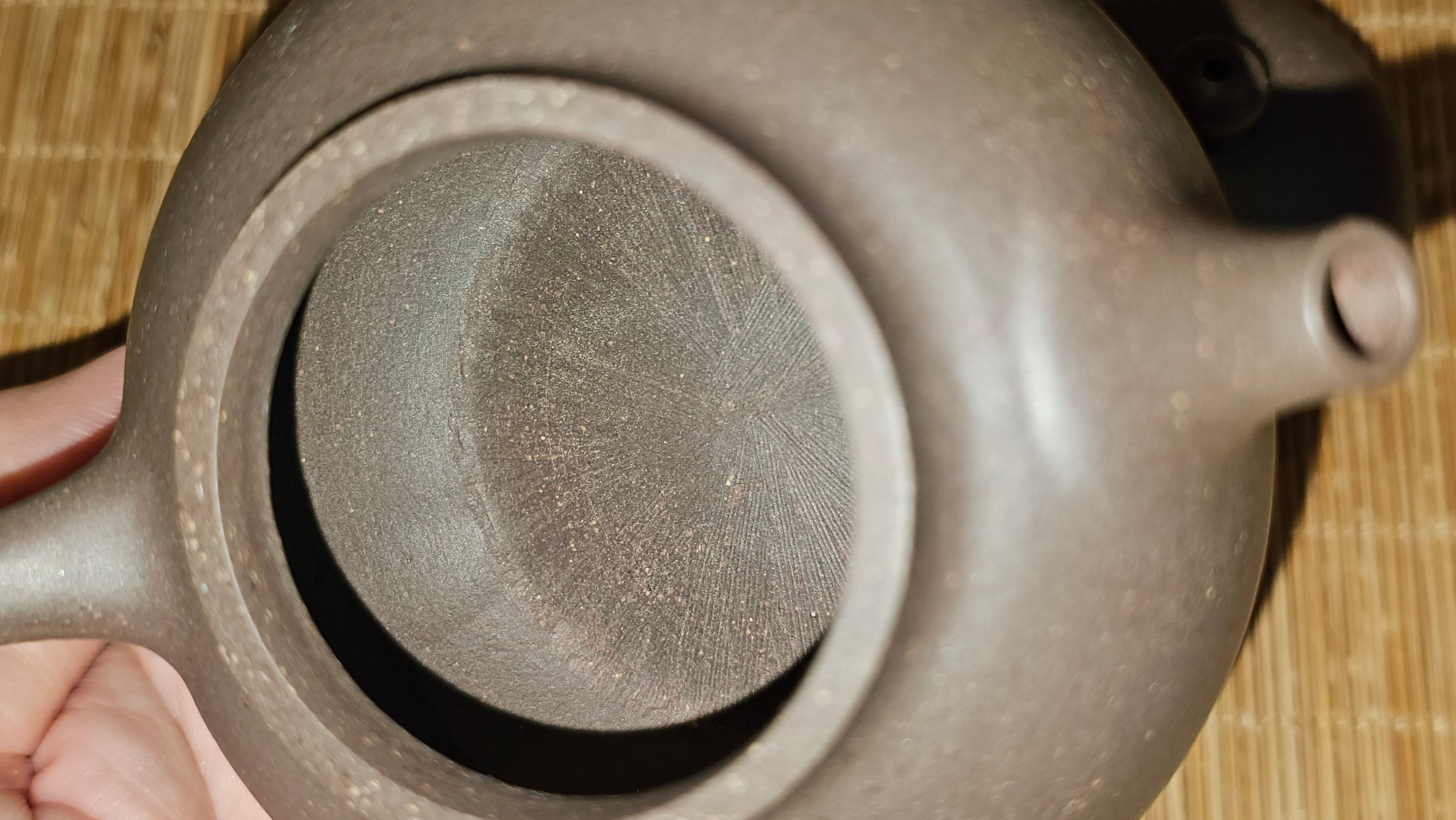 Gao Pan 高番, 143.9ml (very well-weighted bottom, stable!), Tai Xi Zi Ni (Gao Wen) 台西紫泥(高温), by our Craftsman Fan Xiao Zhi 范小智 ~ Congratulations!to Mr Y.L.! 2309hrs 31st August 2025, Cranbourne North!ViC, Australia🇦🇺!