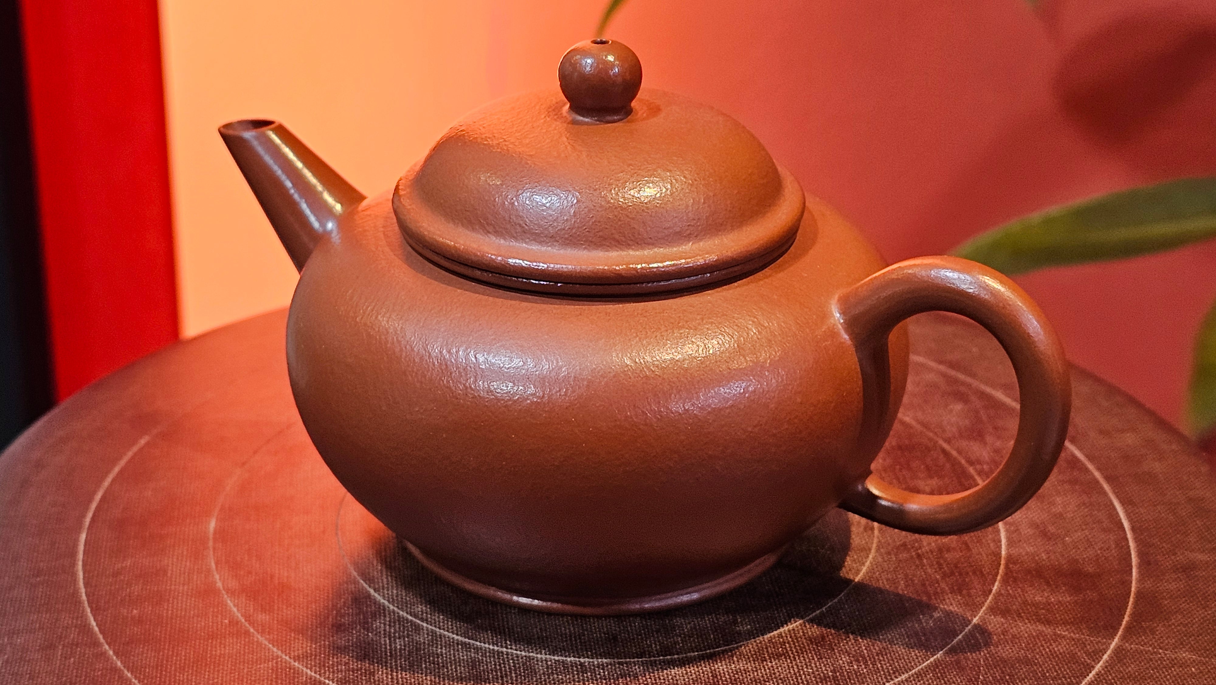 Shui Ping 水平, 157.8ml, Xiao Mei Yao Zhu Ni 小煤窑朱泥, by our Craftsman Chen Yue Fei 陈跃飞 ~!Congratulations to Mr M.C.! 0804hrs 31st August 2025, Fresno! CA!