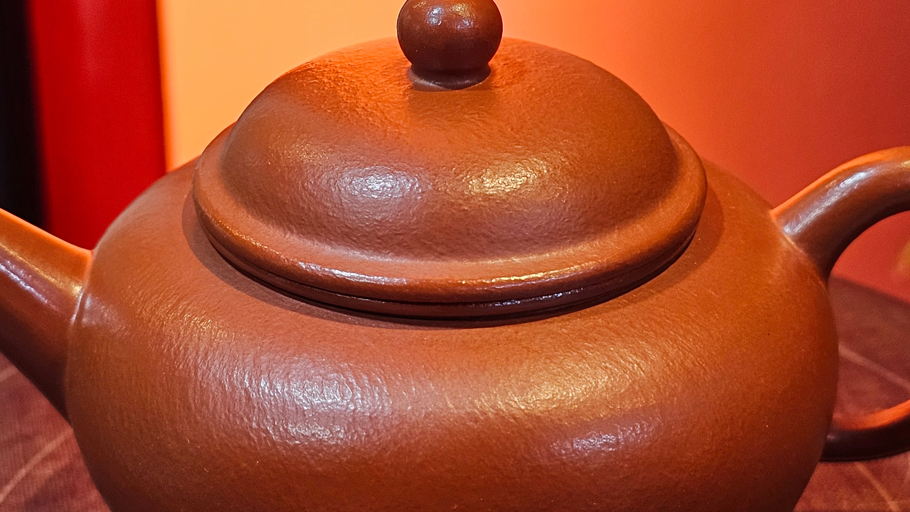 Shui Ping 水平, 157.8ml, Xiao Mei Yao Zhu Ni 小煤窑朱泥, by our Craftsman Chen Yue Fei 陈跃飞 ~!Congratulations to Mr M.C.! 0804hrs 31st August 2025, Fresno! CA!