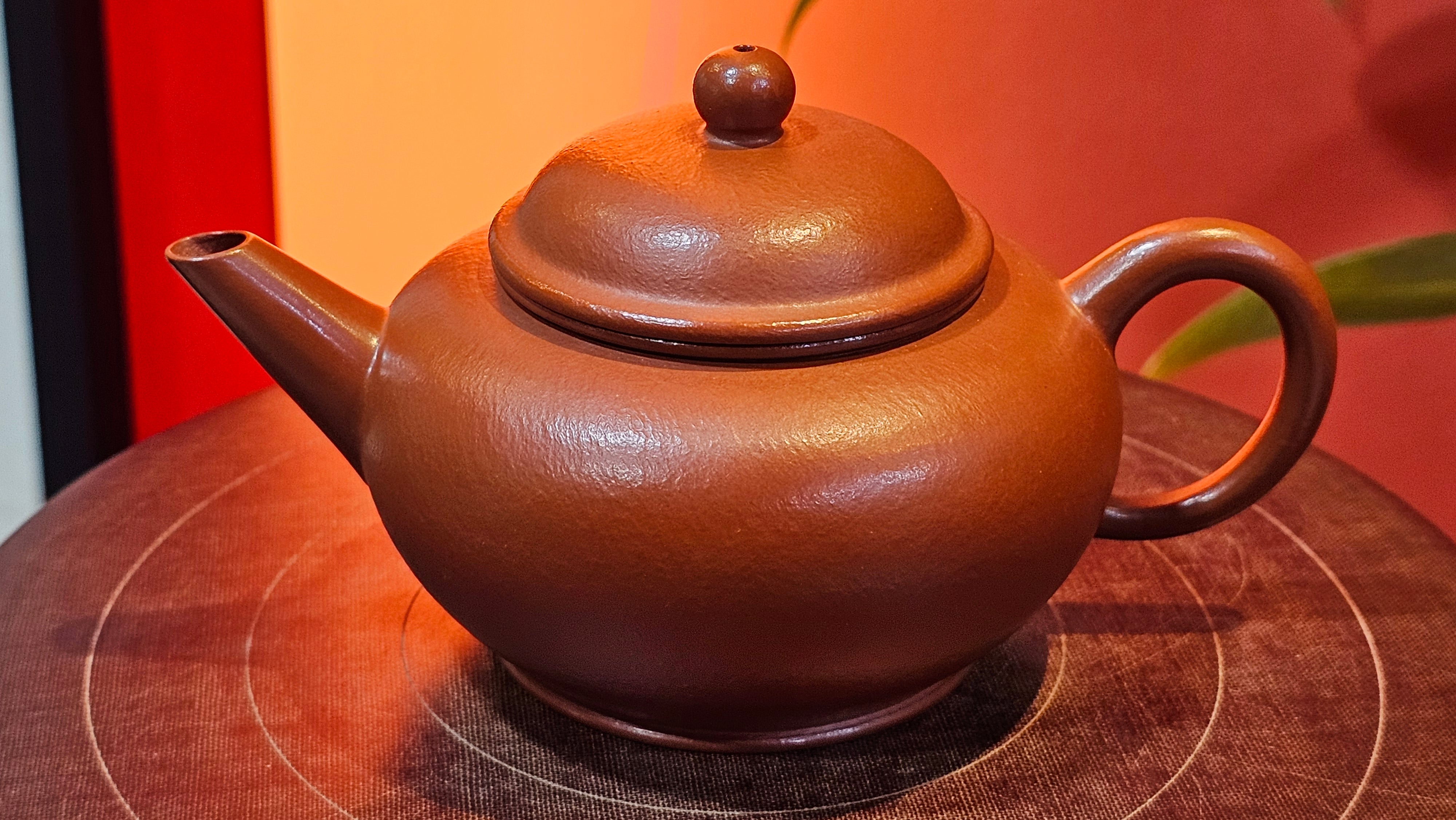 Shui Ping 水平, 157.8ml, Xiao Mei Yao Zhu Ni 小煤窑朱泥, by our Craftsman Chen Yue Fei 陈跃飞 ~!Congratulations to Mr M.C.! 0804hrs 31st August 2025, Fresno! CA!