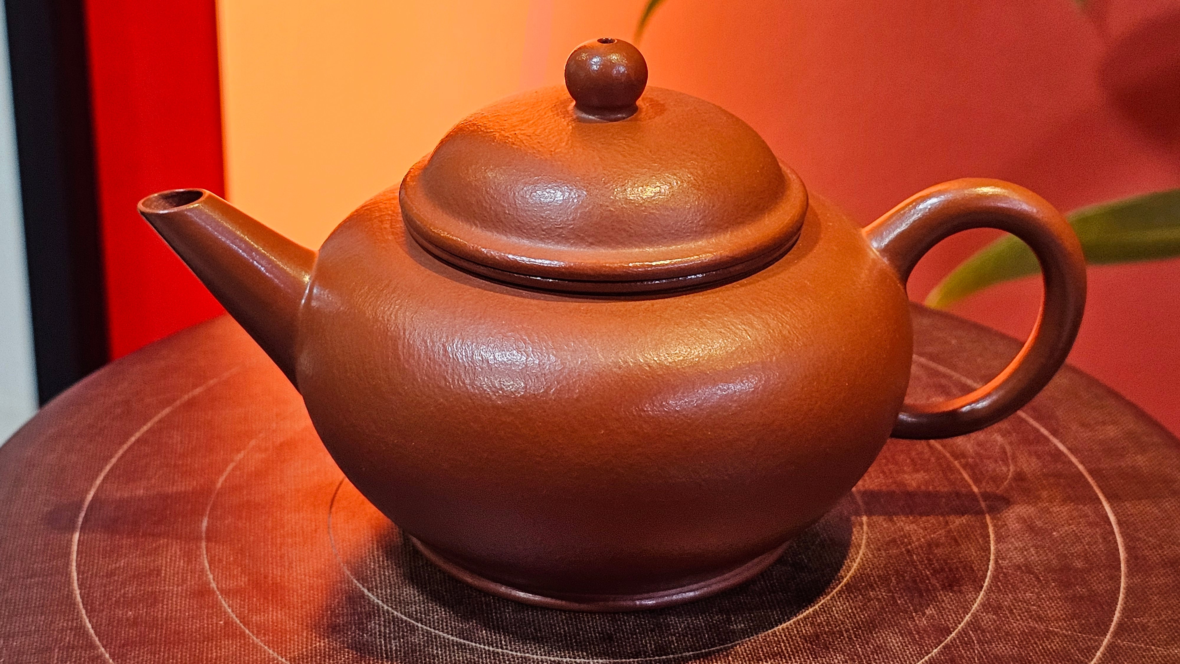 Shui Ping 水平, 157.8ml, Xiao Mei Yao Zhu Ni 小煤窑朱泥, by our Craftsman Chen Yue Fei 陈跃飞 ~!Congratulations to Mr M.C.! 0804hrs 31st August 2025, Fresno! CA!