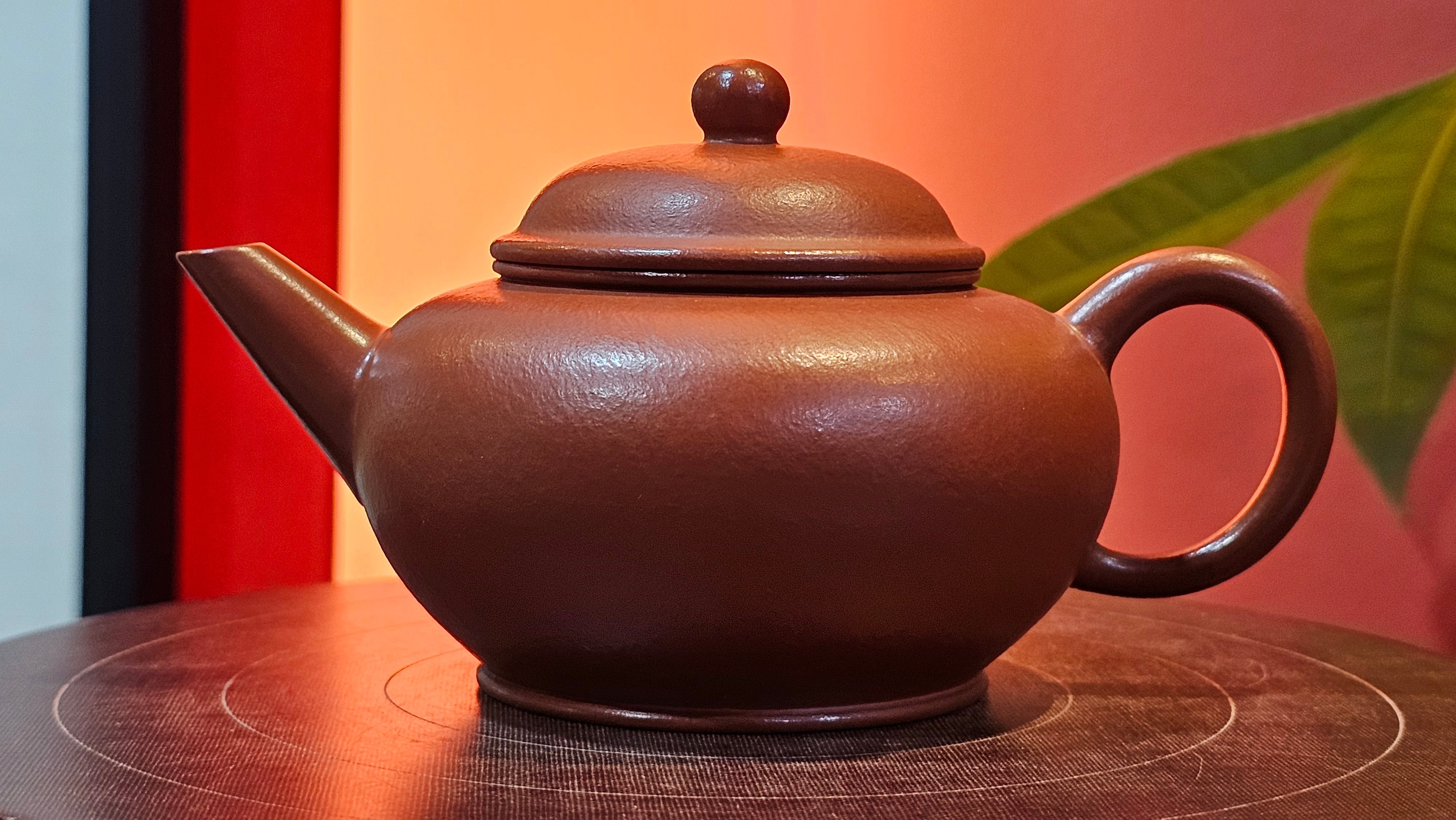 Shui Ping 水平, 157.8ml, Xiao Mei Yao Zhu Ni 小煤窑朱泥, by our Craftsman Chen Yue Fei 陈跃飞 ~!Congratulations to Mr M.C.! 0804hrs 31st August 2025, Fresno! CA!