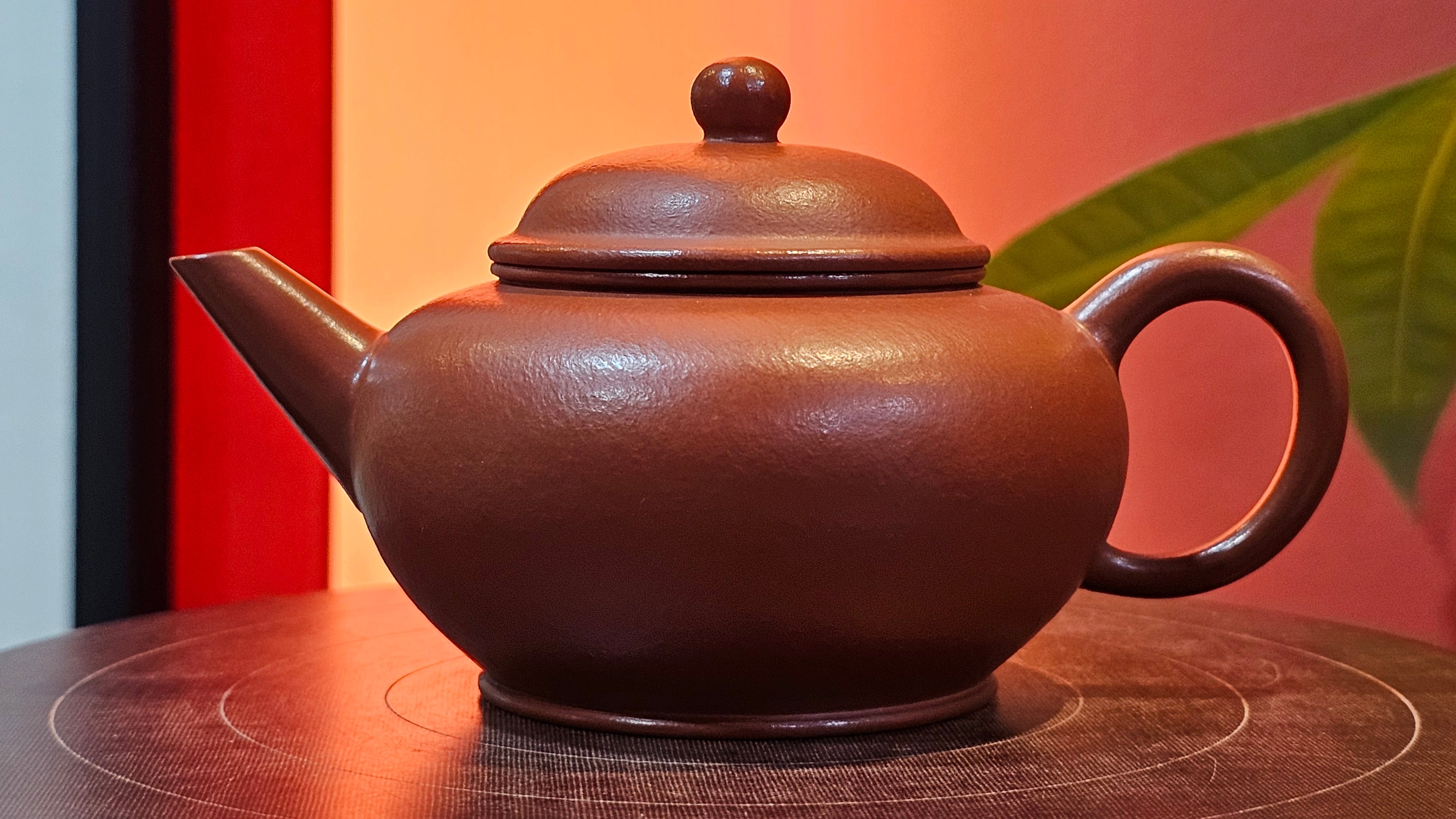 Shui Ping 水平, 157.8ml, Xiao Mei Yao Zhu Ni 小煤窑朱泥, by our Craftsman Chen Yue Fei 陈跃飞 ~!Congratulations to Mr M.C.! 0804hrs 31st August 2025, Fresno! CA!