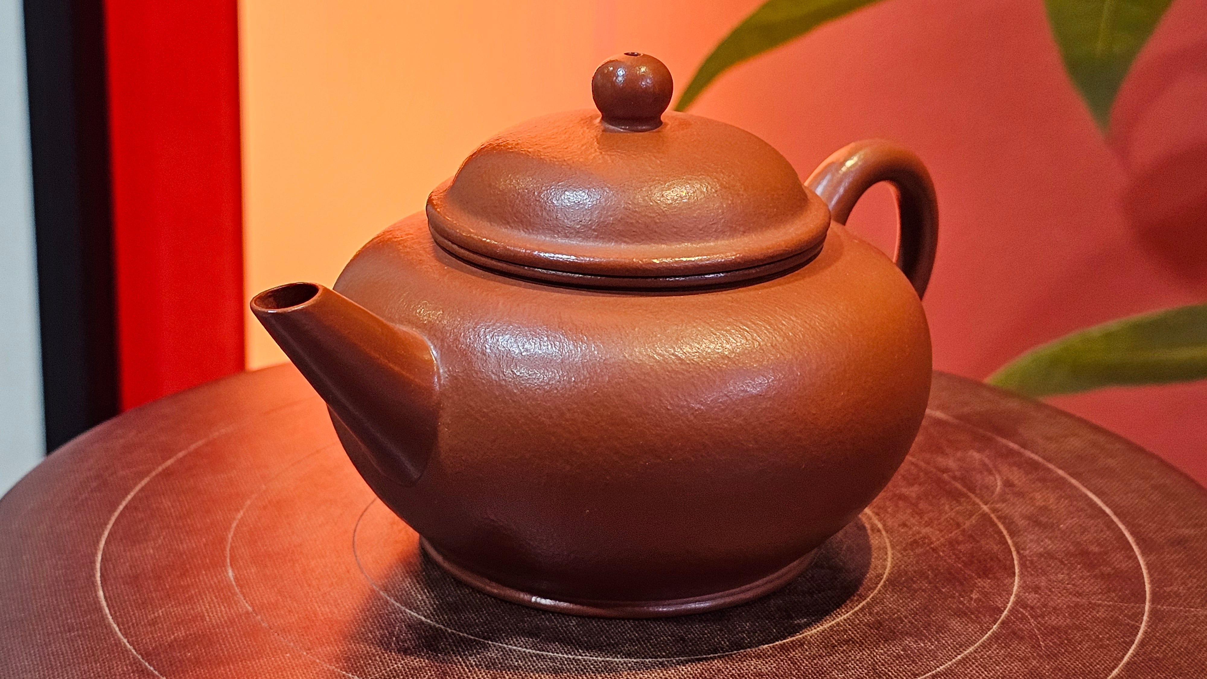 Shui Ping 水平, 157.8ml, Xiao Mei Yao Zhu Ni 小煤窑朱泥, by our Craftsman Chen Yue Fei 陈跃飞 ~!Congratulations to Mr M.C.! 0804hrs 31st August 2025, Fresno! CA!