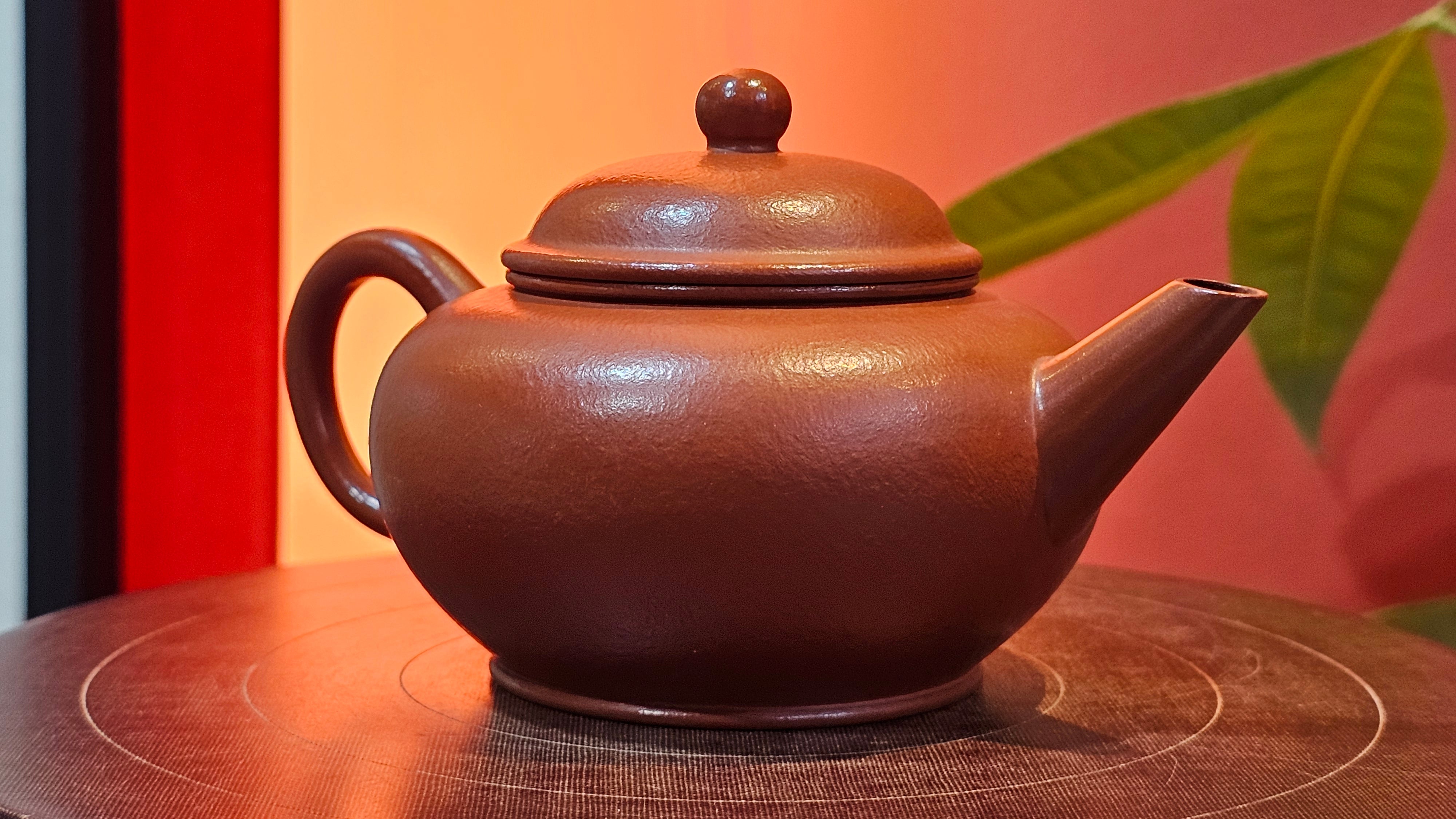 Shui Ping 水平, 157.8ml, Xiao Mei Yao Zhu Ni 小煤窑朱泥, by our Craftsman Chen Yue Fei 陈跃飞 ~!Congratulations to Mr M.C.! 0804hrs 31st August 2025, Fresno! CA!