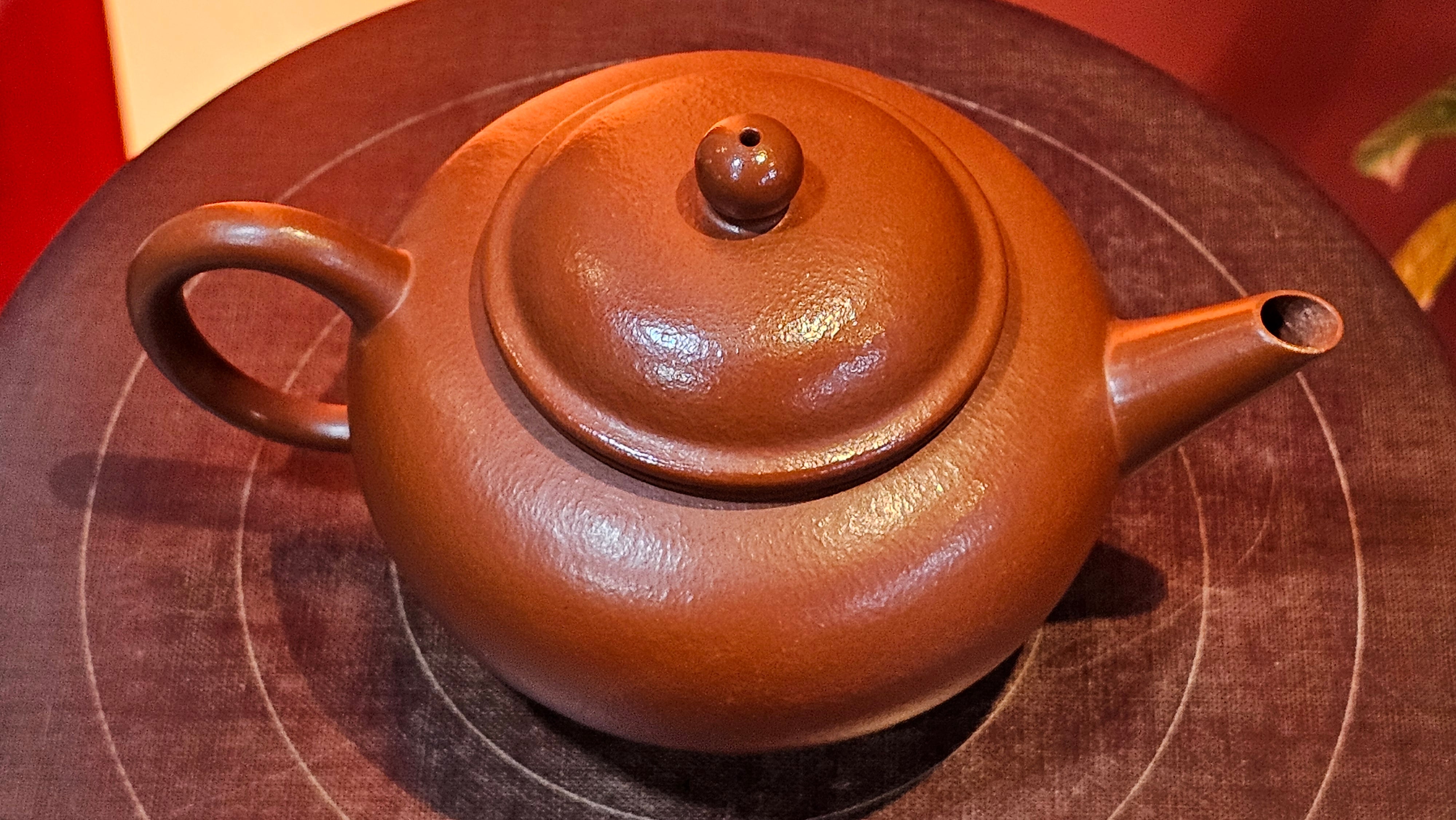 Shui Ping 水平, 157.8ml, Xiao Mei Yao Zhu Ni 小煤窑朱泥, by our Craftsman Chen Yue Fei 陈跃飞 ~!Congratulations to Mr M.C.! 0804hrs 31st August 2025, Fresno! CA!