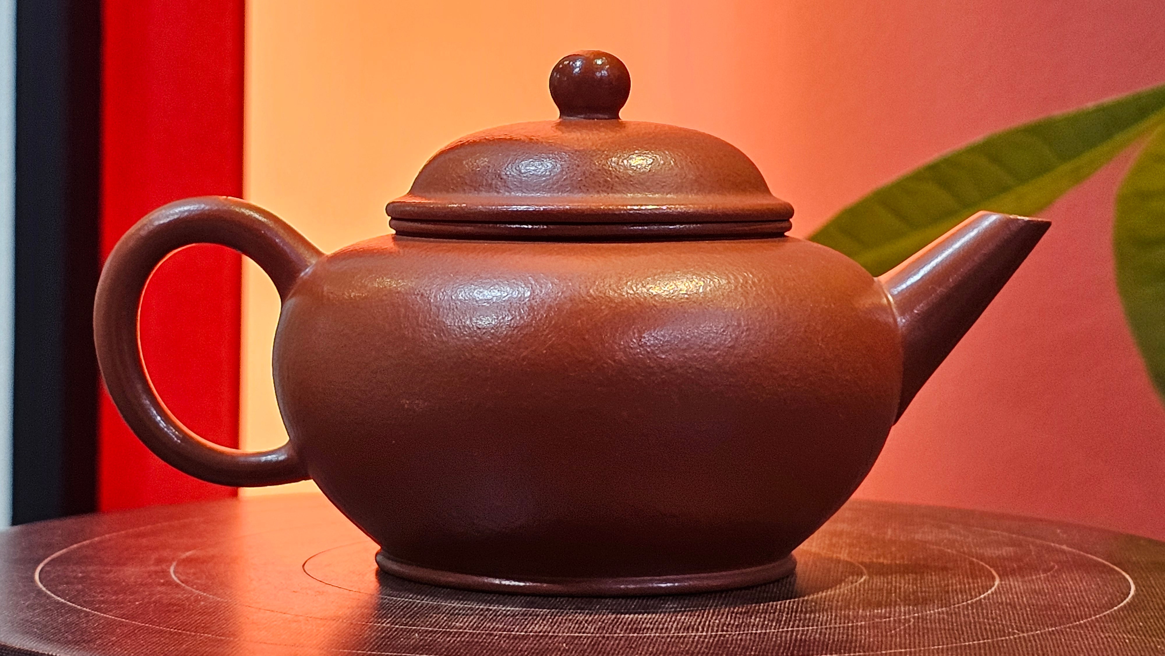 Shui Ping 水平, 157.8ml, Xiao Mei Yao Zhu Ni 小煤窑朱泥, by our Craftsman Chen Yue Fei 陈跃飞 ~!Congratulations to Mr M.C.! 0804hrs 31st August 2025, Fresno! CA!