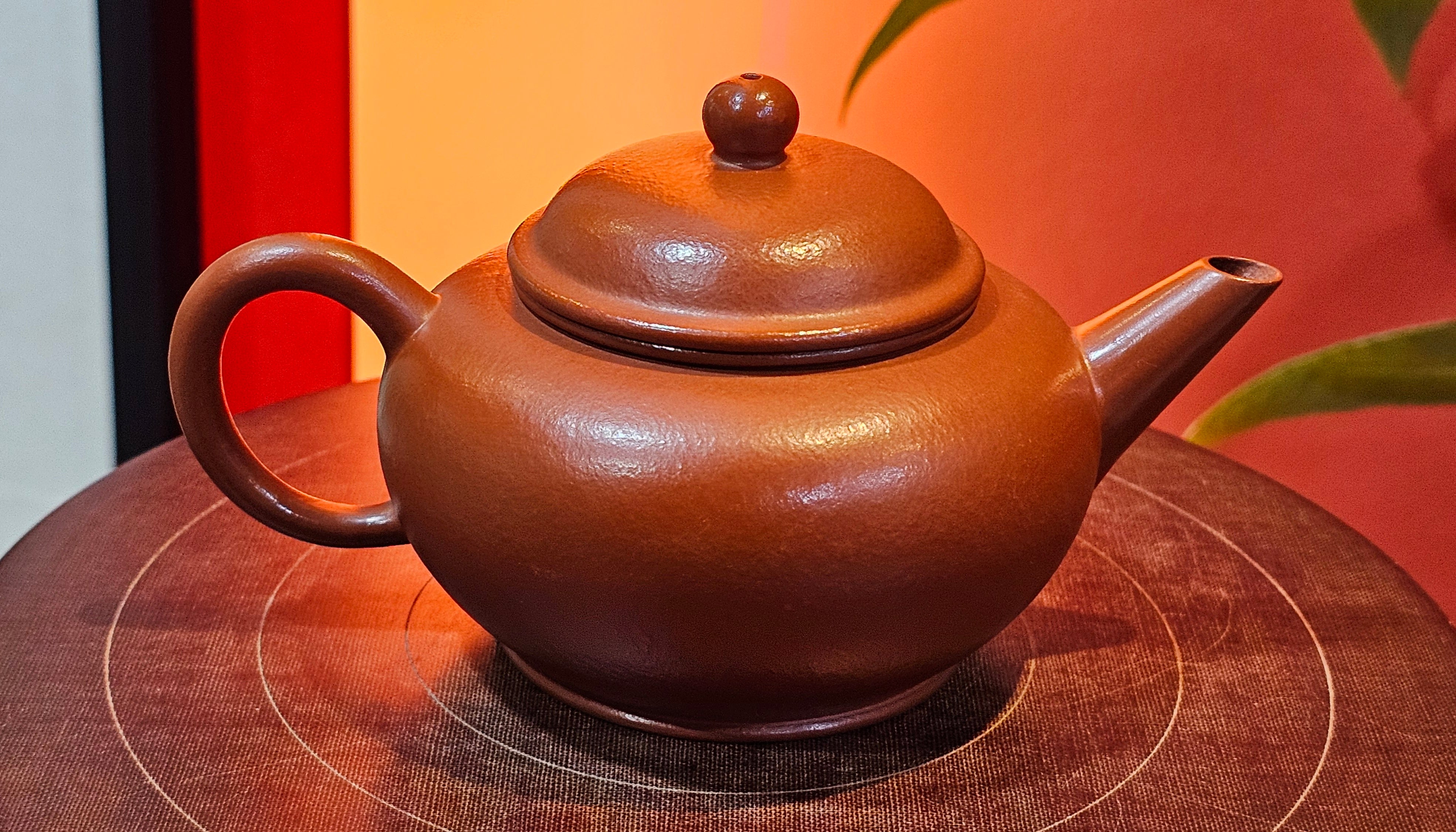 Shui Ping 水平, 157.8ml, Xiao Mei Yao Zhu Ni 小煤窑朱泥, by our Craftsman Chen Yue Fei 陈跃飞 ~!Congratulations to Mr M.C.! 0804hrs 31st August 2025, Fresno! CA!