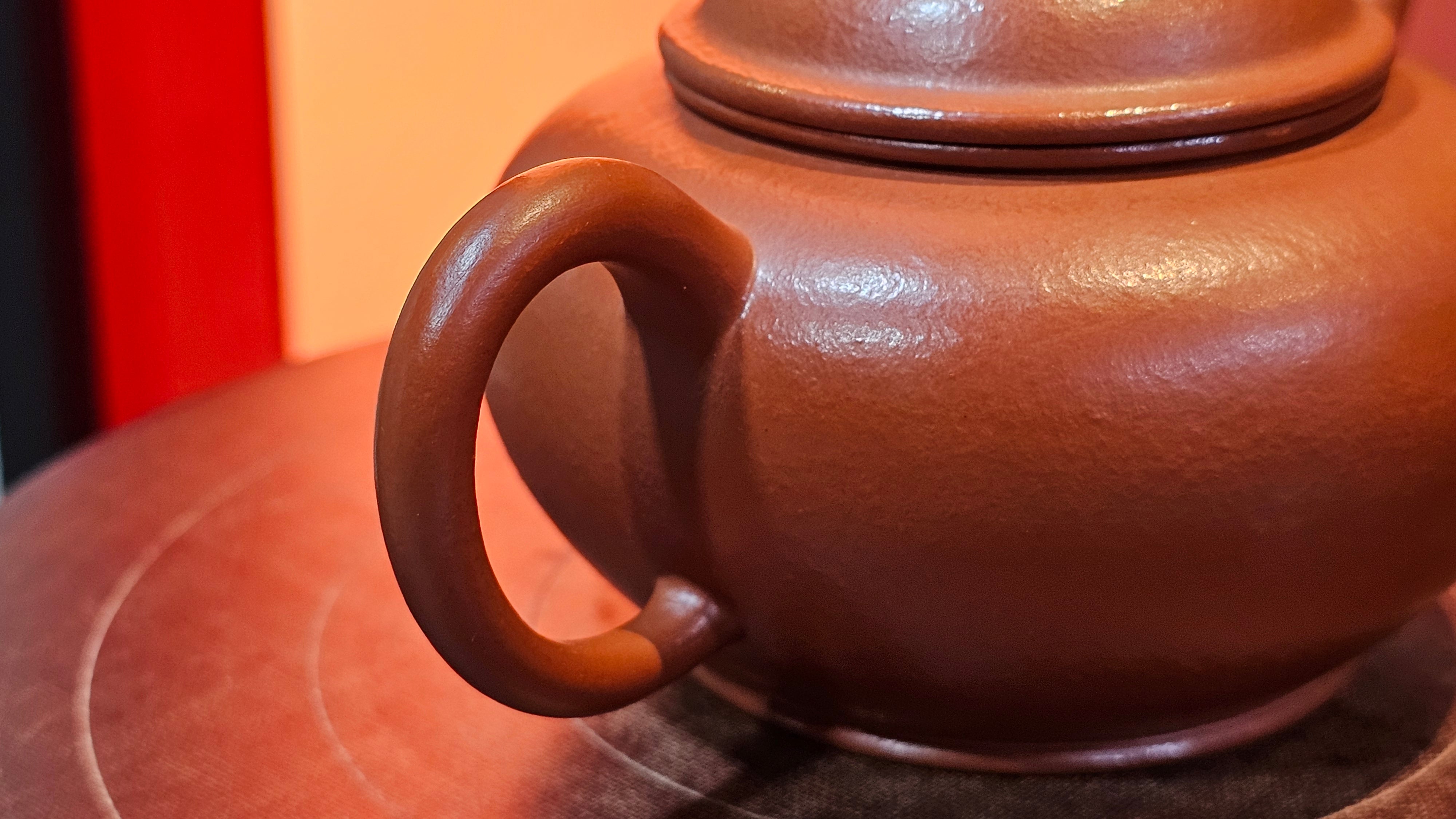 Shui Ping 水平, 157.8ml, Xiao Mei Yao Zhu Ni 小煤窑朱泥, by our Craftsman Chen Yue Fei 陈跃飞 ~!Congratulations to Mr M.C.! 0804hrs 31st August 2025, Fresno! CA!