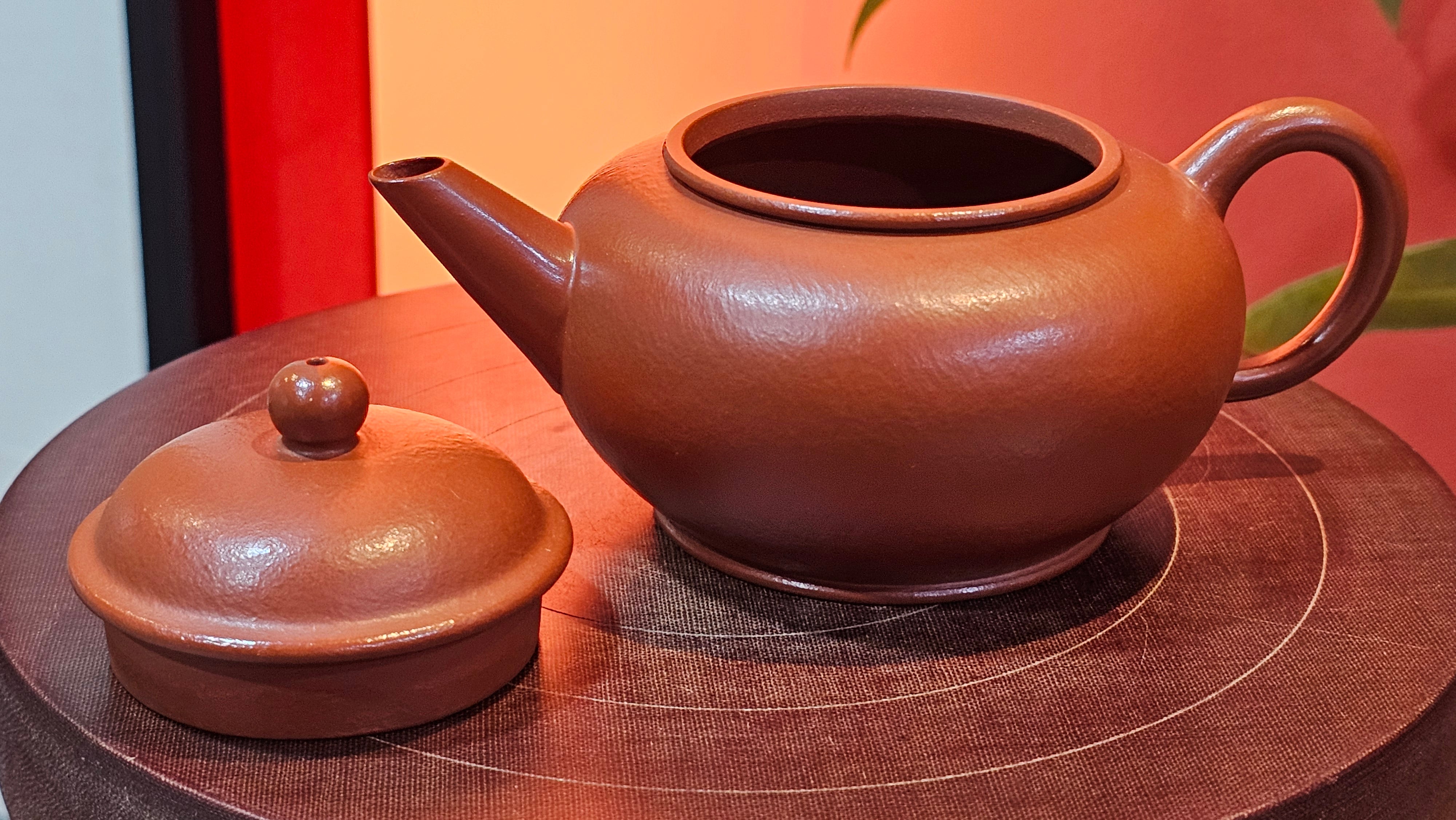 Shui Ping 水平, 157.8ml, Xiao Mei Yao Zhu Ni 小煤窑朱泥, by our Craftsman Chen Yue Fei 陈跃飞 ~!Congratulations to Mr M.C.! 0804hrs 31st August 2025, Fresno! CA!