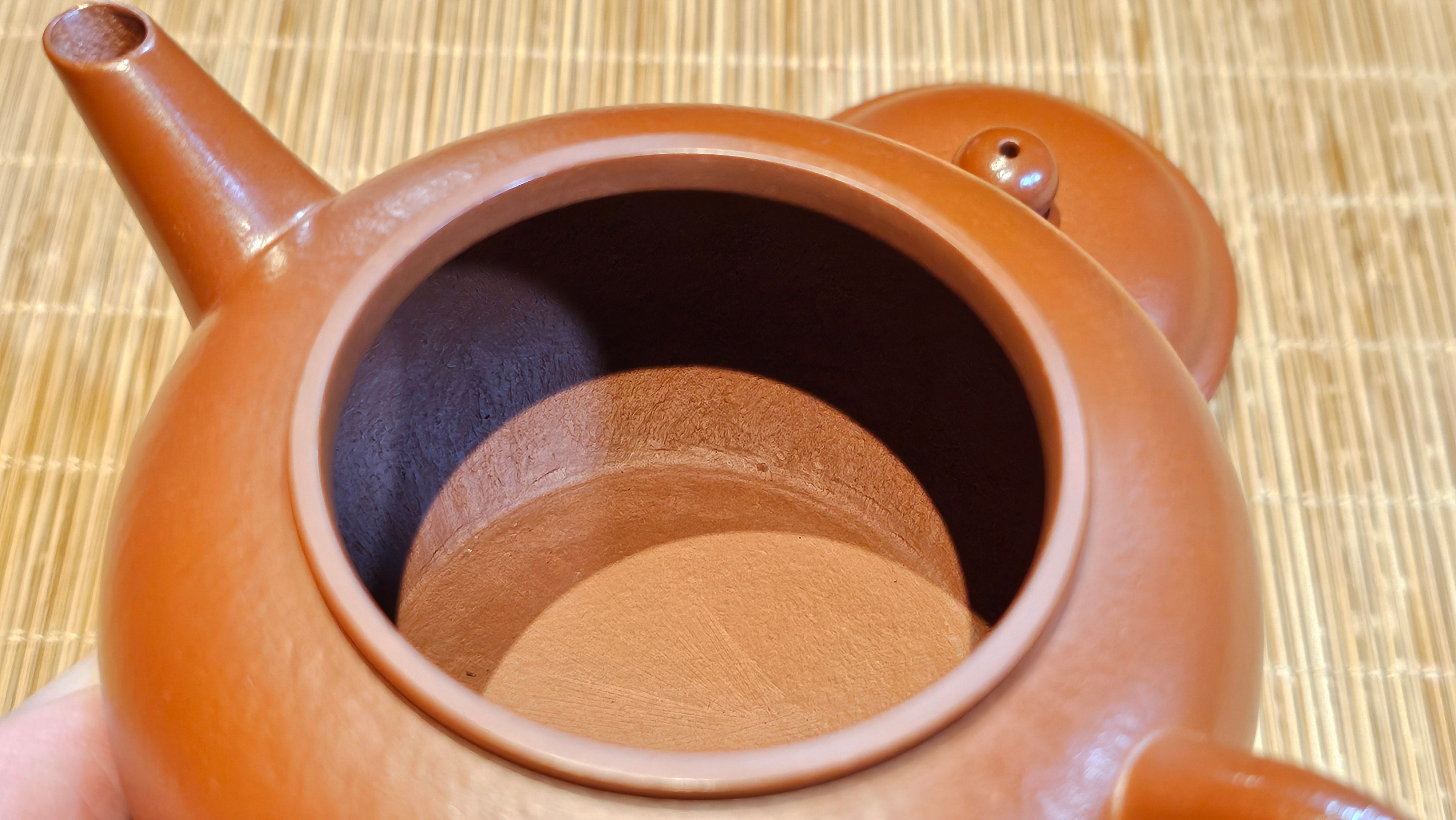 Shui Ping 水平, 157.8ml, Xiao Mei Yao Zhu Ni 小煤窑朱泥, by our Craftsman Chen Yue Fei 陈跃飞 ~!Congratulations to Mr M.C.! 0804hrs 31st August 2025, Fresno! CA!