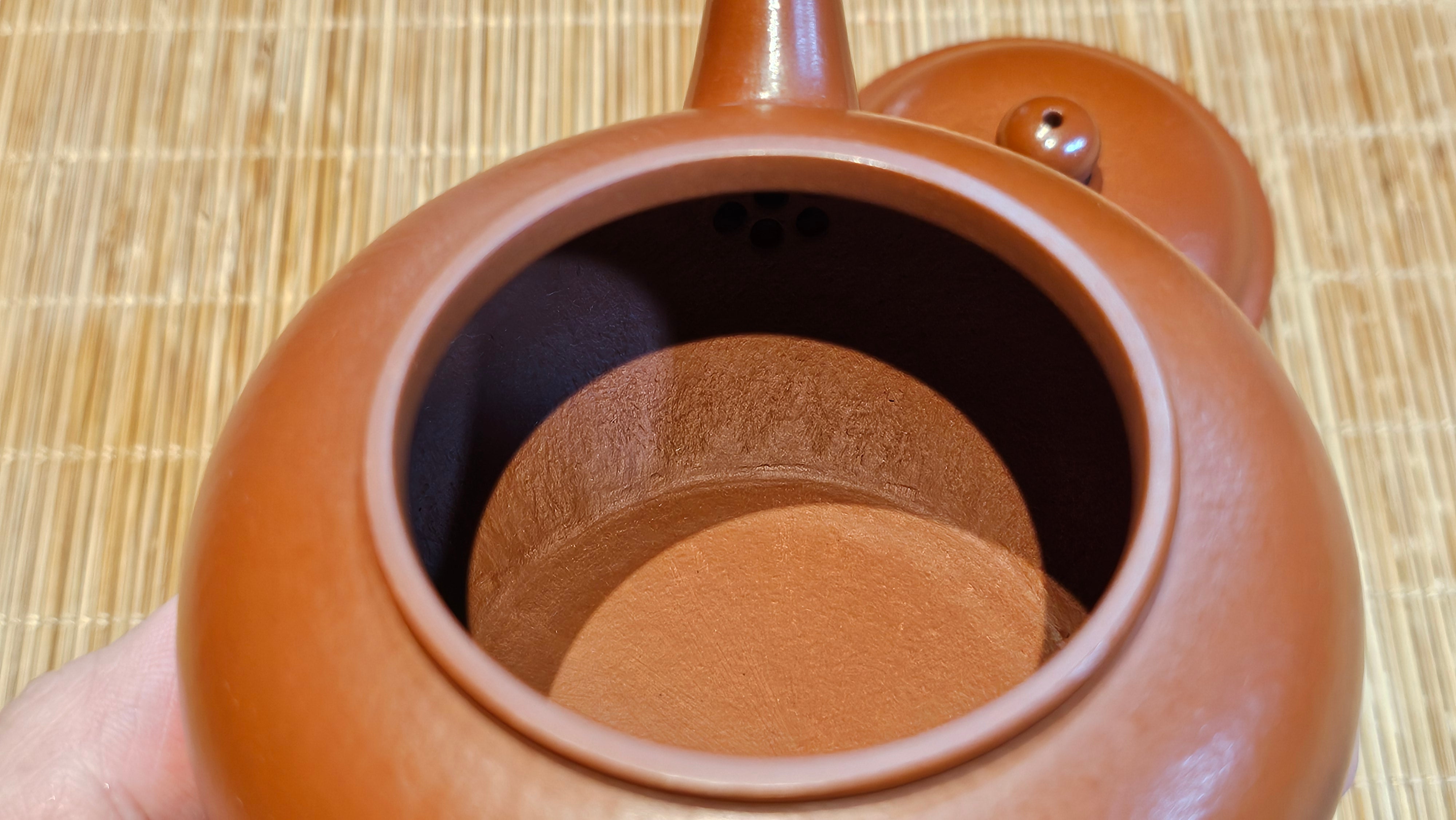 Shui Ping 水平, 157.8ml, Xiao Mei Yao Zhu Ni 小煤窑朱泥, by our Craftsman Chen Yue Fei 陈跃飞 ~!Congratulations to Mr M.C.! 0804hrs 31st August 2025, Fresno! CA!