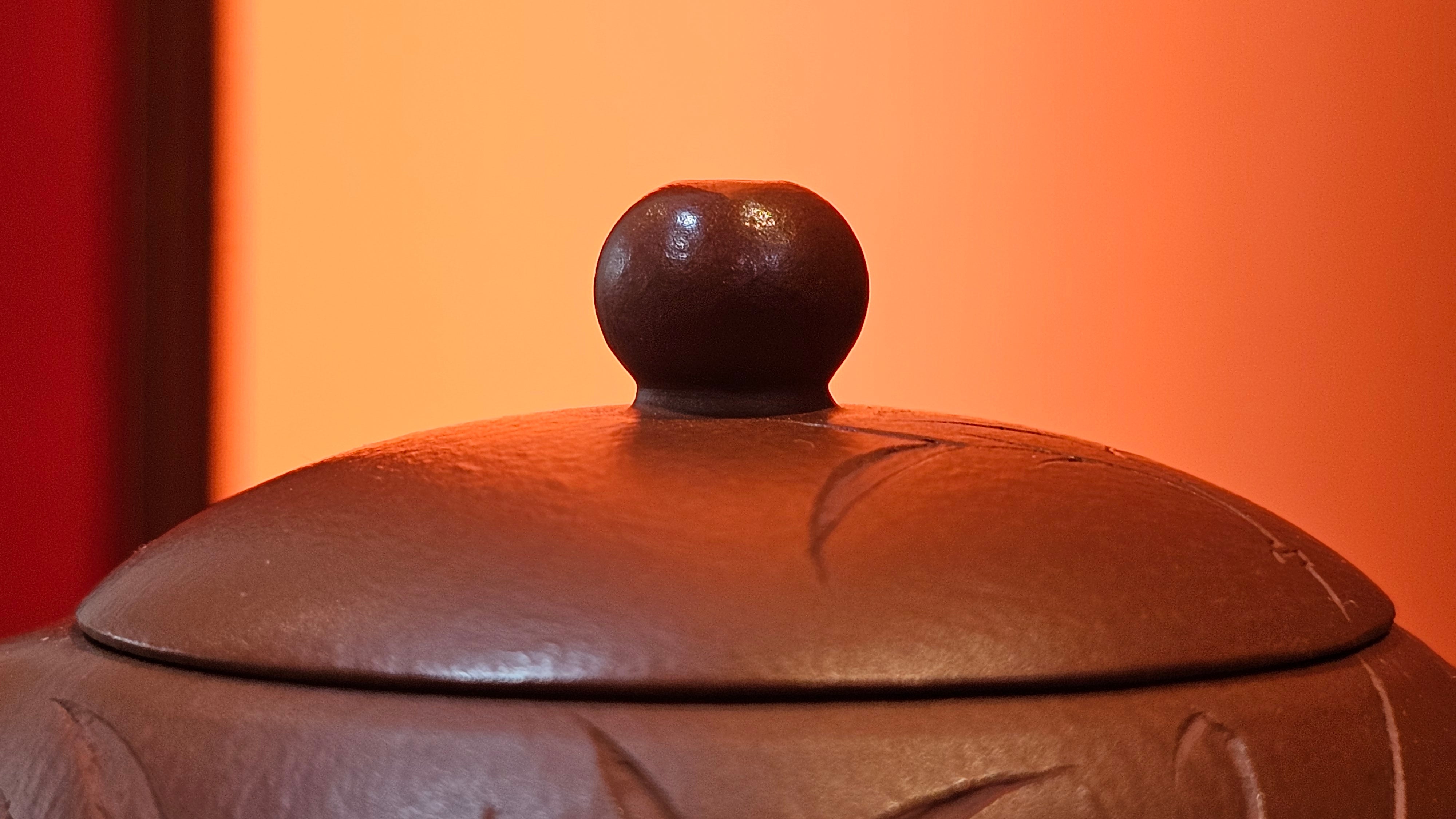 Xi Shi 西施 with Bamboo Engraving 竹刻绘, 161.1ml, Xiao Mei Yao Zhu Ni 小煤窑朱泥, by Collaborative Craftsman Zhai Yi Yao 翟一耀 and Craftsman Yi De Shu 一德书 ~ Congratulations to!Mr V.J.! 1157hrs 16th Sept 2025, Bartlett, IL!