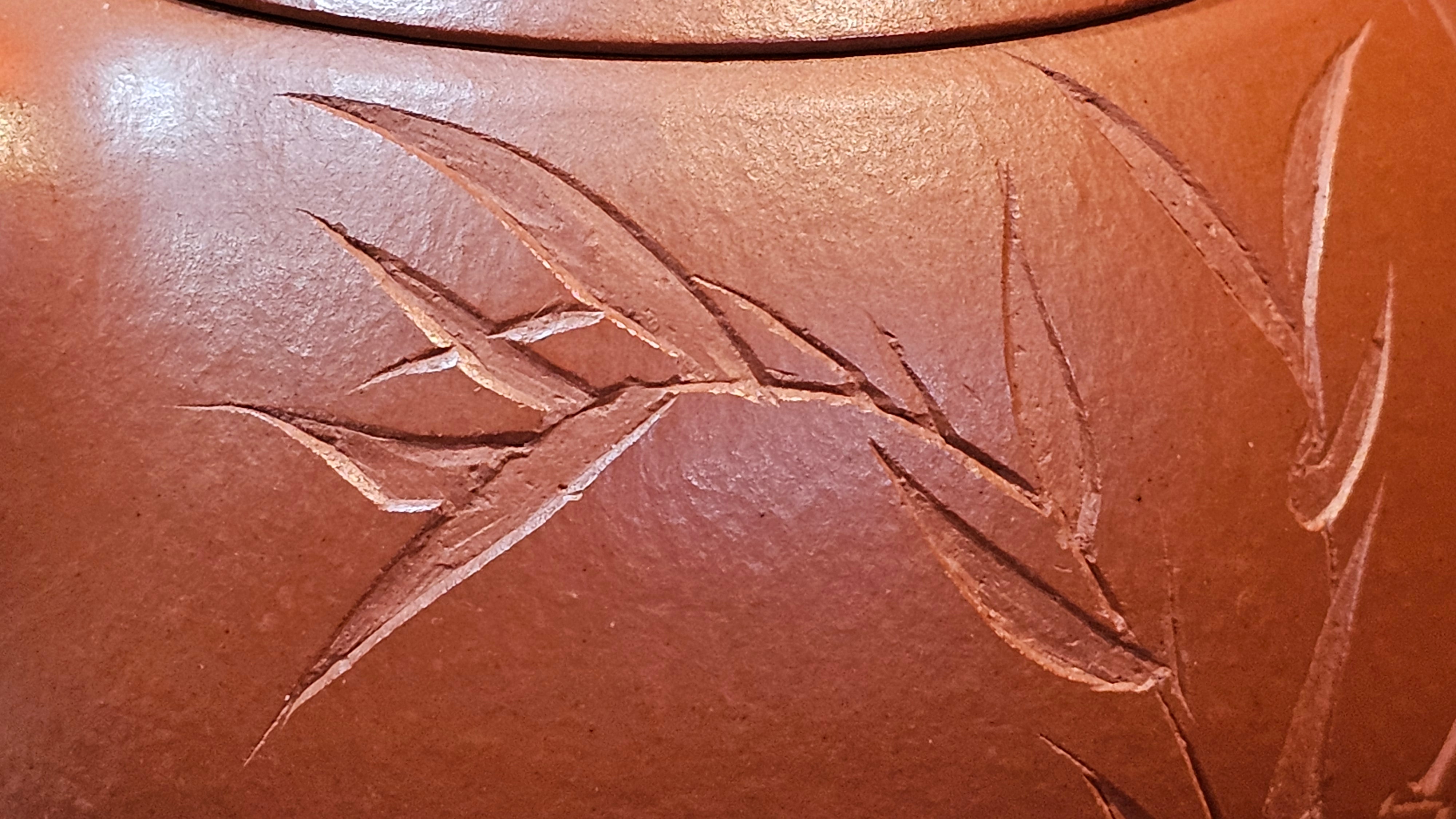 Xi Shi 西施 with Bamboo Engraving 竹刻绘, 161.1ml, Xiao Mei Yao Zhu Ni 小煤窑朱泥, by Collaborative Craftsman Zhai Yi Yao 翟一耀 and Craftsman Yi De Shu 一德书 ~ Congratulations to!Mr V.J.! 1157hrs 16th Sept 2025, Bartlett, IL!