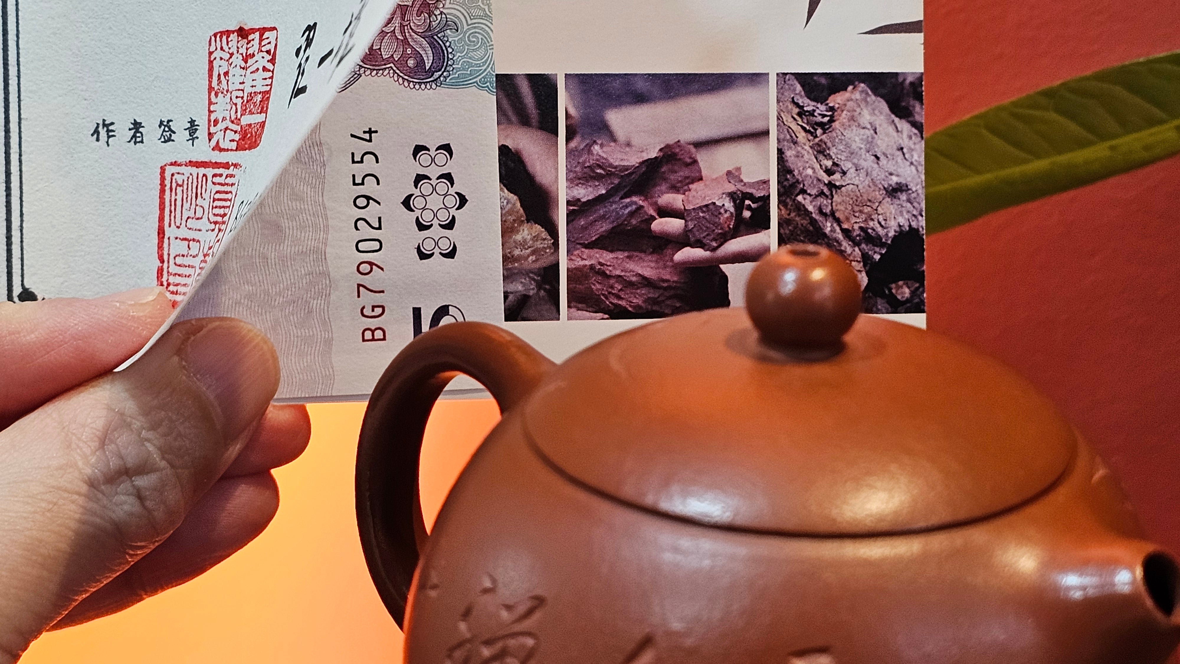 Xi Shi 西施 with Bamboo Engraving 竹刻绘, 161.1ml, Xiao Mei Yao Zhu Ni 小煤窑朱泥, by Collaborative Craftsman Zhai Yi Yao 翟一耀 and Craftsman Yi De Shu 一德书 ~ Congratulations to!Mr V.J.! 1157hrs 16th Sept 2025, Bartlett, IL!