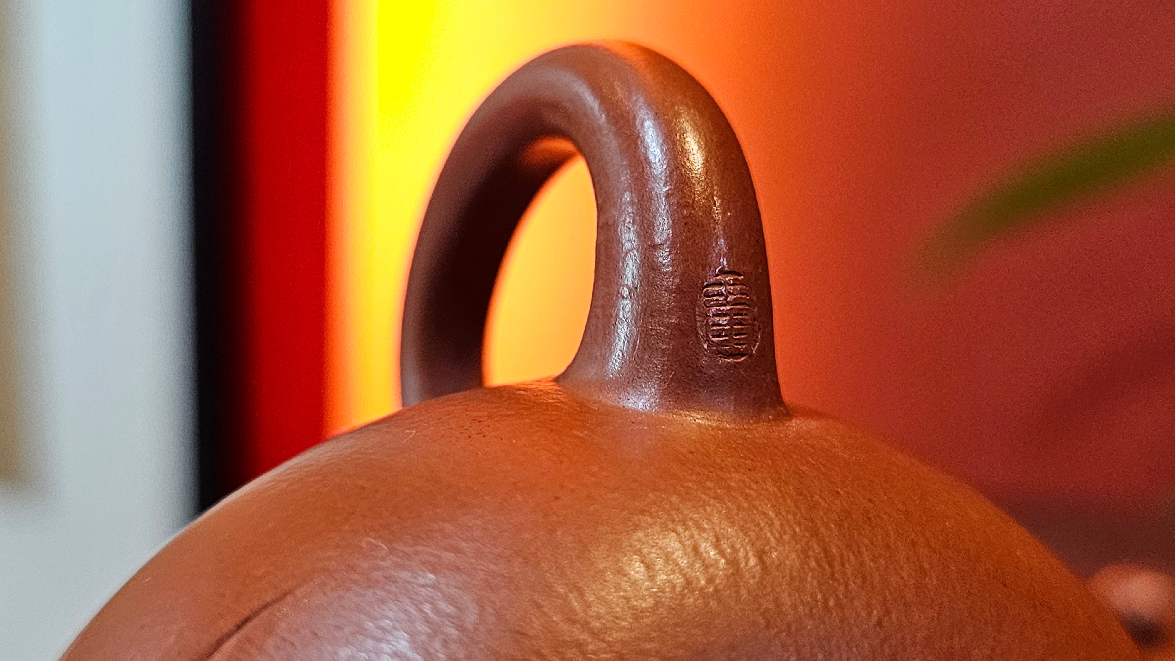 Xi Shi 西施 with Bamboo Engraving 竹刻绘, 161.1ml, Xiao Mei Yao Zhu Ni 小煤窑朱泥, by Collaborative Craftsman Zhai Yi Yao 翟一耀 and Craftsman Yi De Shu 一德书 ~ Congratulations to!Mr V.J.! 1157hrs 16th Sept 2025, Bartlett, IL!