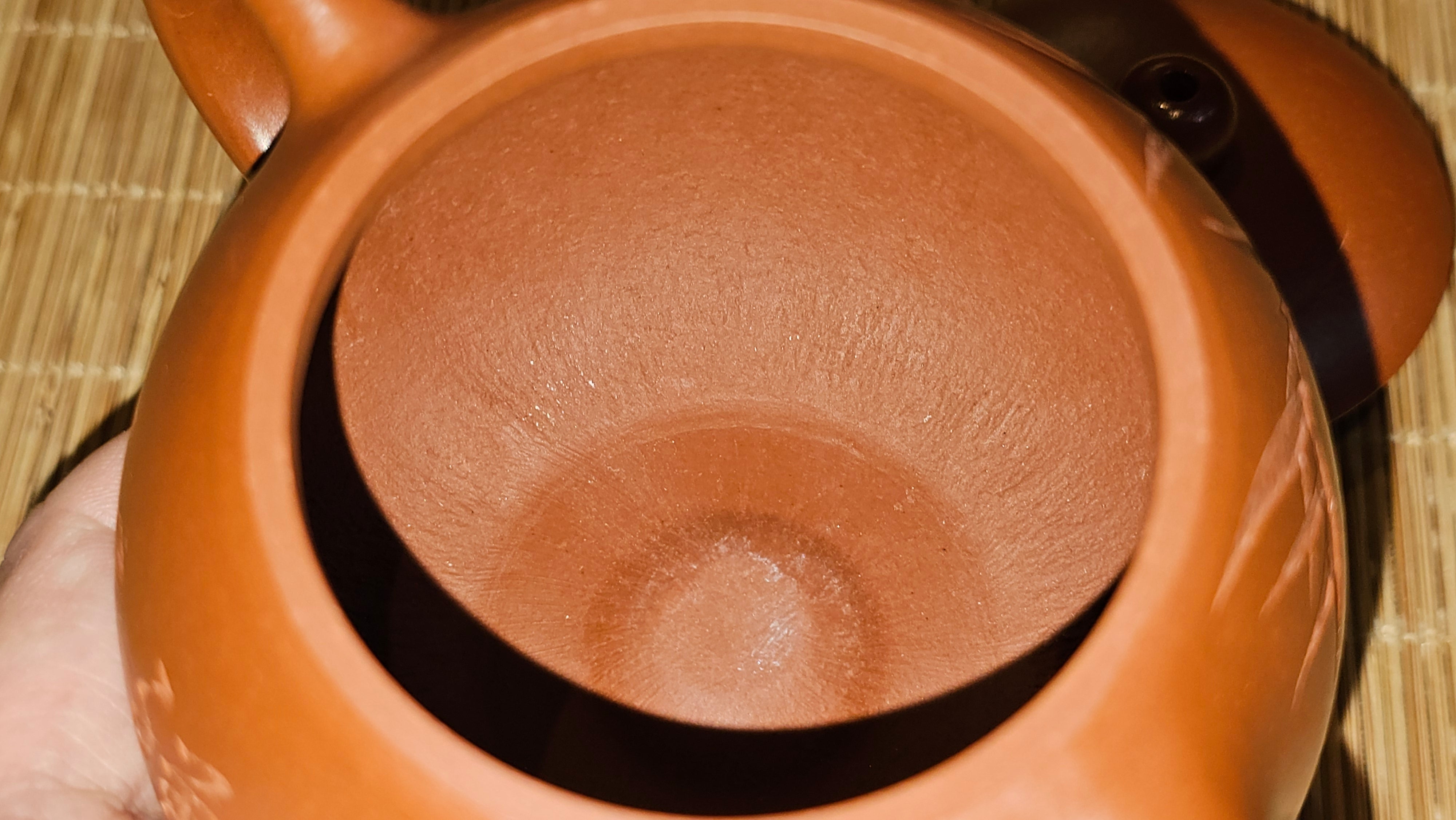 Xi Shi 西施 with Bamboo Engraving 竹刻绘, 161.1ml, Xiao Mei Yao Zhu Ni 小煤窑朱泥, by Collaborative Craftsman Zhai Yi Yao 翟一耀 and Craftsman Yi De Shu 一德书 ~ Congratulations to!Mr V.J.! 1157hrs 16th Sept 2025, Bartlett, IL!