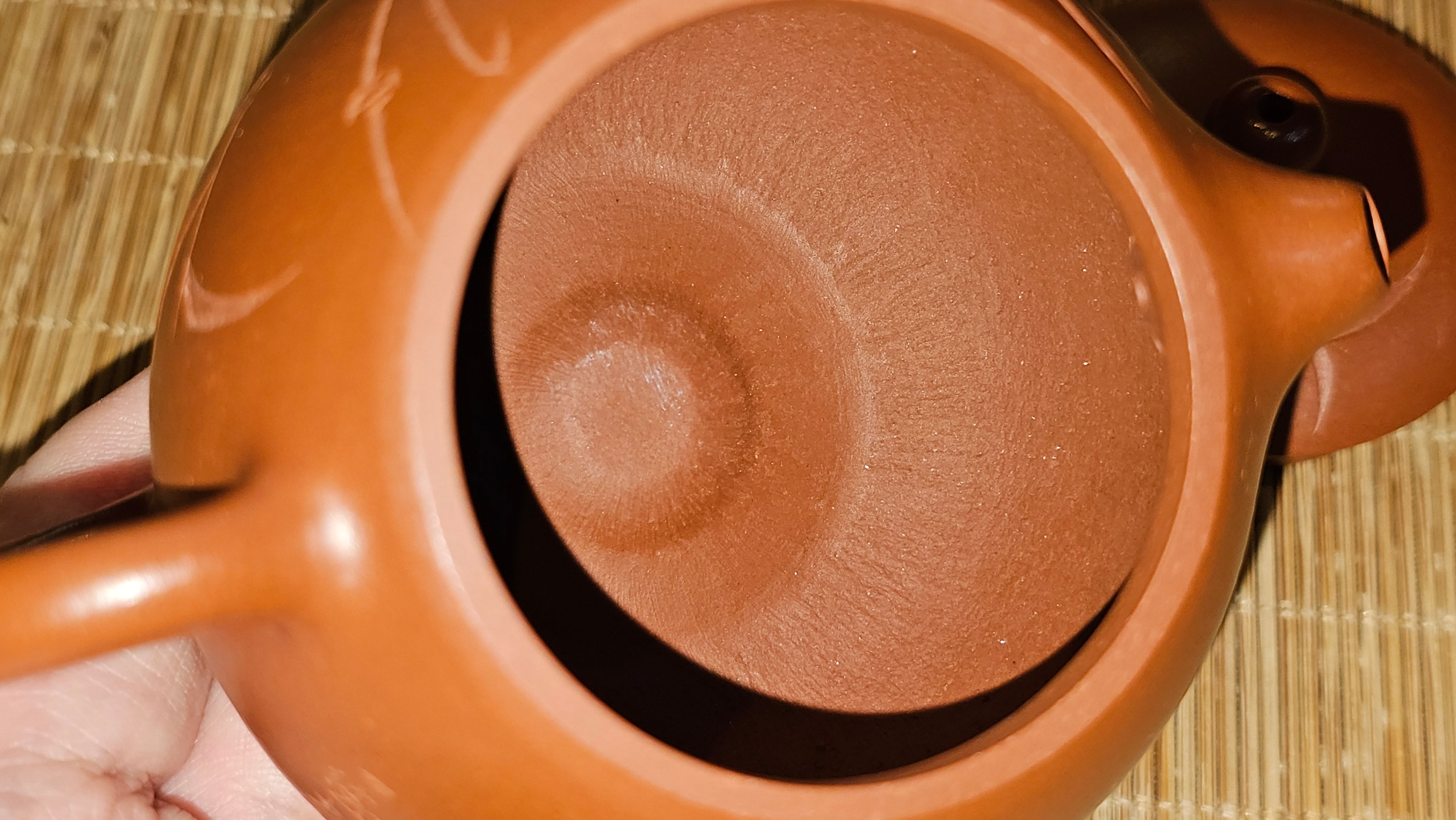 Xi Shi 西施 with Bamboo Engraving 竹刻绘, 161.1ml, Xiao Mei Yao Zhu Ni 小煤窑朱泥, by Collaborative Craftsman Zhai Yi Yao 翟一耀 and Craftsman Yi De Shu 一德书 ~ Congratulations to!Mr V.J.! 1157hrs 16th Sept 2025, Bartlett, IL!