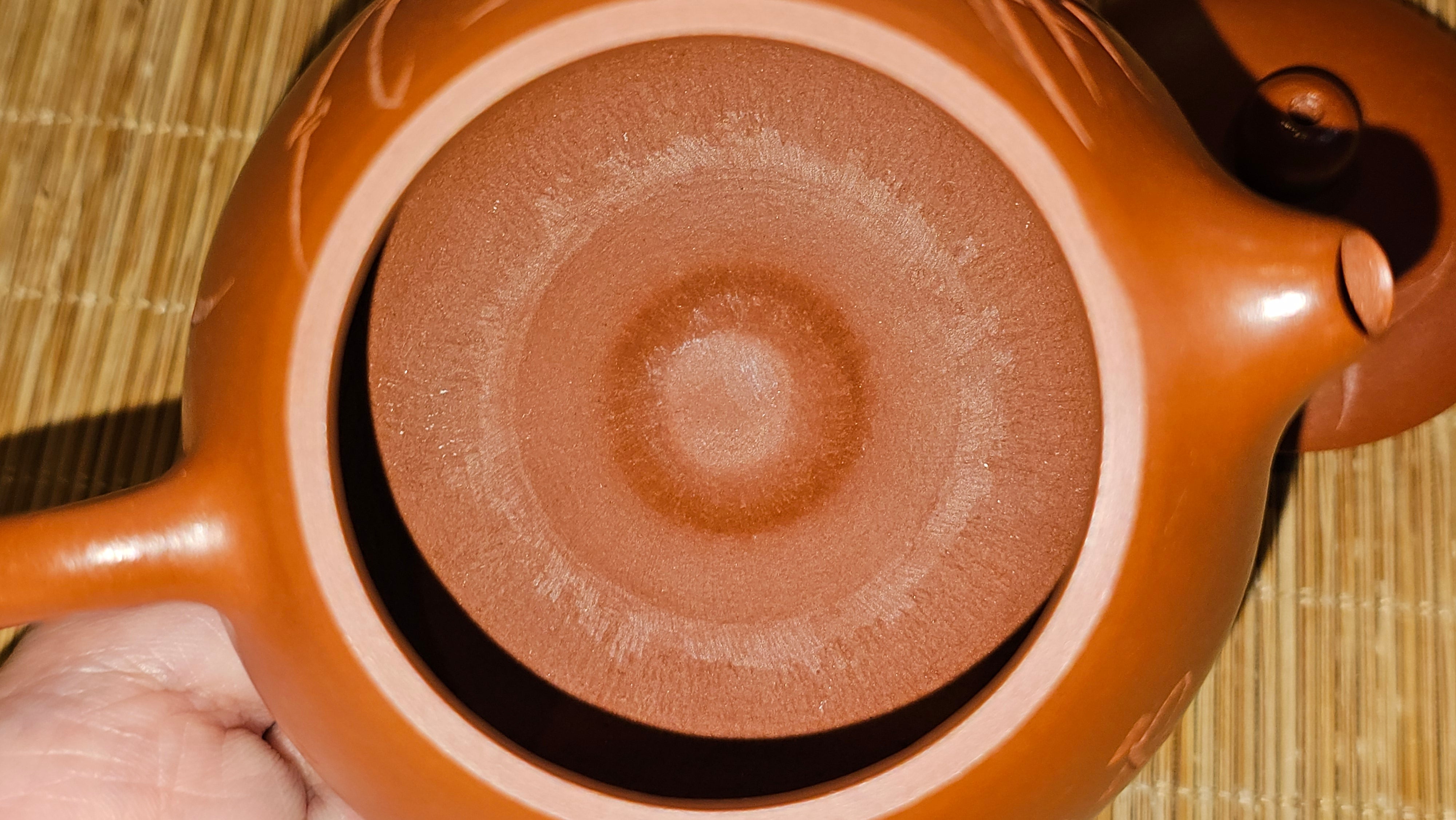 Xi Shi 西施 with Bamboo Engraving 竹刻绘, 161.1ml, Xiao Mei Yao Zhu Ni 小煤窑朱泥, by Collaborative Craftsman Zhai Yi Yao 翟一耀 and Craftsman Yi De Shu 一德书 ~ Congratulations to!Mr V.J.! 1157hrs 16th Sept 2025, Bartlett, IL!