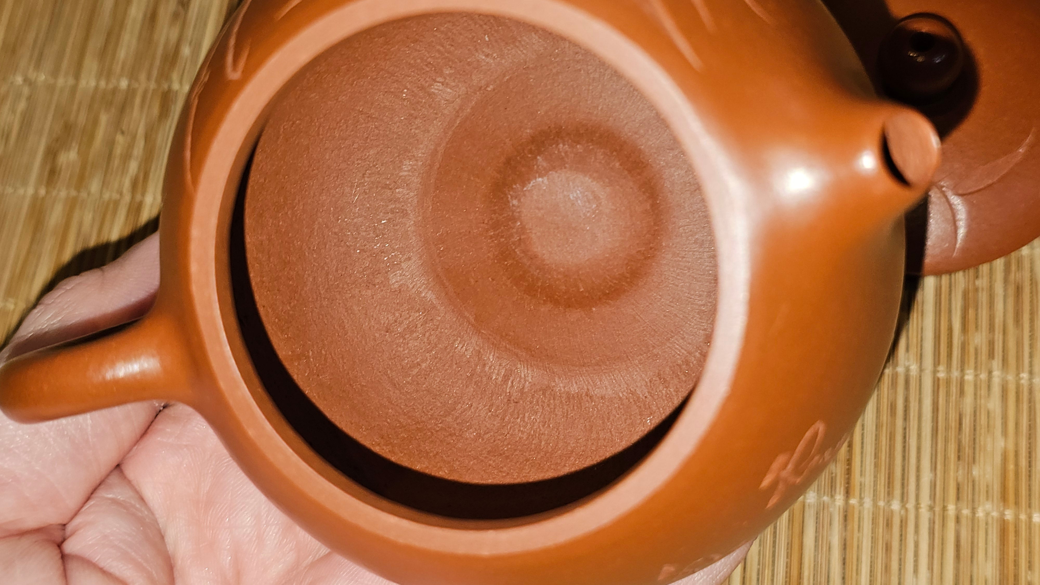 Xi Shi 西施 with Bamboo Engraving 竹刻绘, 161.1ml, Xiao Mei Yao Zhu Ni 小煤窑朱泥, by Collaborative Craftsman Zhai Yi Yao 翟一耀 and Craftsman Yi De Shu 一德书 ~ Congratulations to!Mr V.J.! 1157hrs 16th Sept 2025, Bartlett, IL!