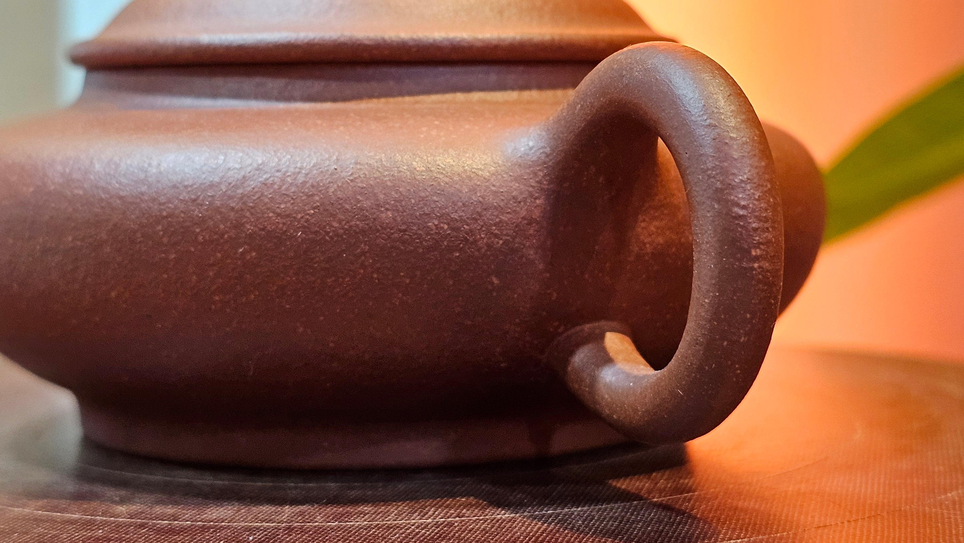 Xu Bian 虚扁, 186.2ml, Hong Jiang Po Ni 红降坡泥, by Craftsman Chen Gui Zhi 陈桂枝。(Red JiangPoNi is rarer than Yellow JiangPoNi, XiaoMeiYao ZhuNi & ZhaoZhuang ZhuNi) ~ Congratulations to Mr B.! 1532hrs 12th Sept 2025! Summerville, Canada🇨🇦.