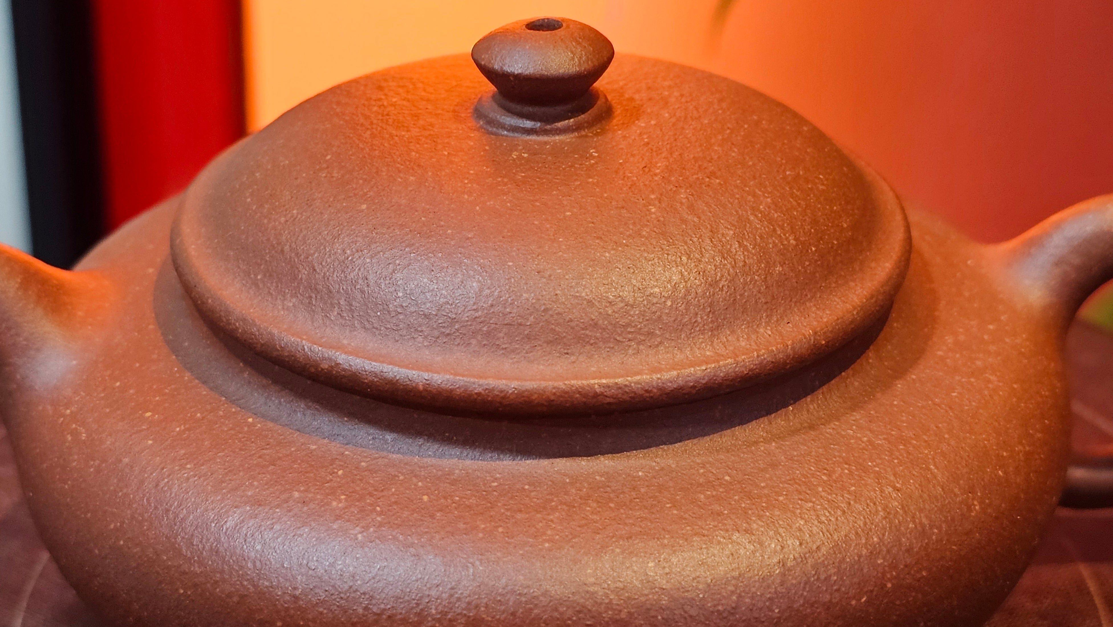 Xu Bian 虚扁, 186.2ml, Hong Jiang Po Ni 红降坡泥, by Craftsman Chen Gui Zhi 陈桂枝。(Red JiangPoNi is rarer than Yellow JiangPoNi, XiaoMeiYao ZhuNi & ZhaoZhuang ZhuNi) ~ Congratulations to Mr B.! 1532hrs 12th Sept 2025! Summerville, Canada🇨🇦.