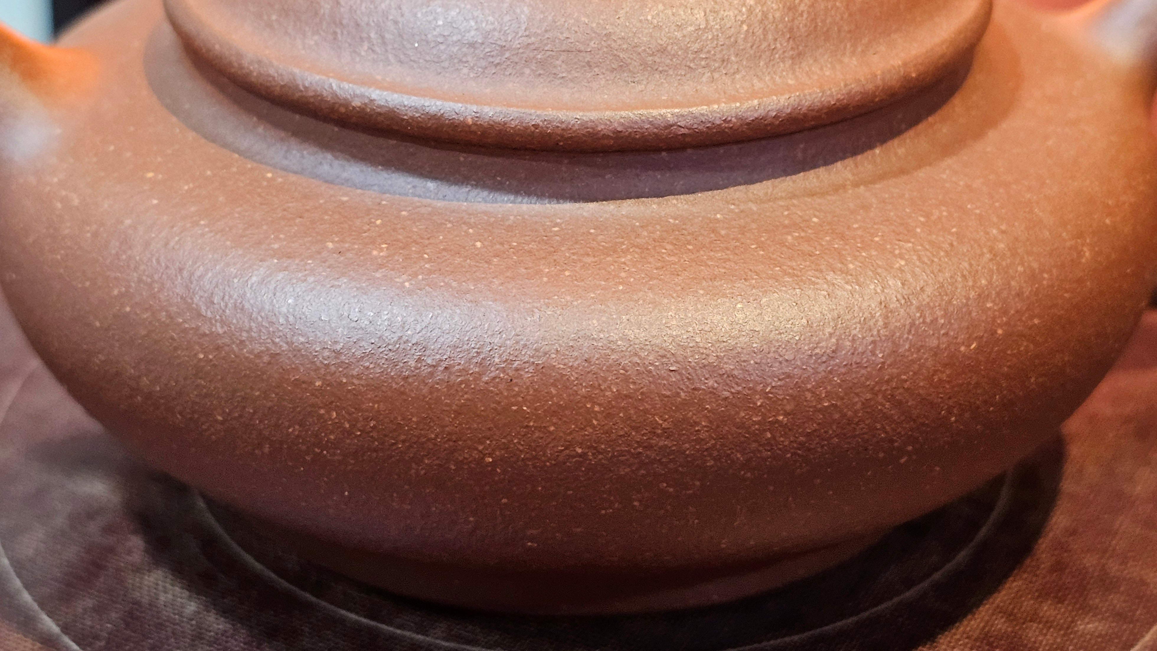 Xu Bian 虚扁, 186.2ml, Hong Jiang Po Ni 红降坡泥, by Craftsman Chen Gui Zhi 陈桂枝。(Red JiangPoNi is rarer than Yellow JiangPoNi, XiaoMeiYao ZhuNi & ZhaoZhuang ZhuNi) ~ Congratulations to Mr B.! 1532hrs 12th Sept 2025! Summerville, Canada🇨🇦.