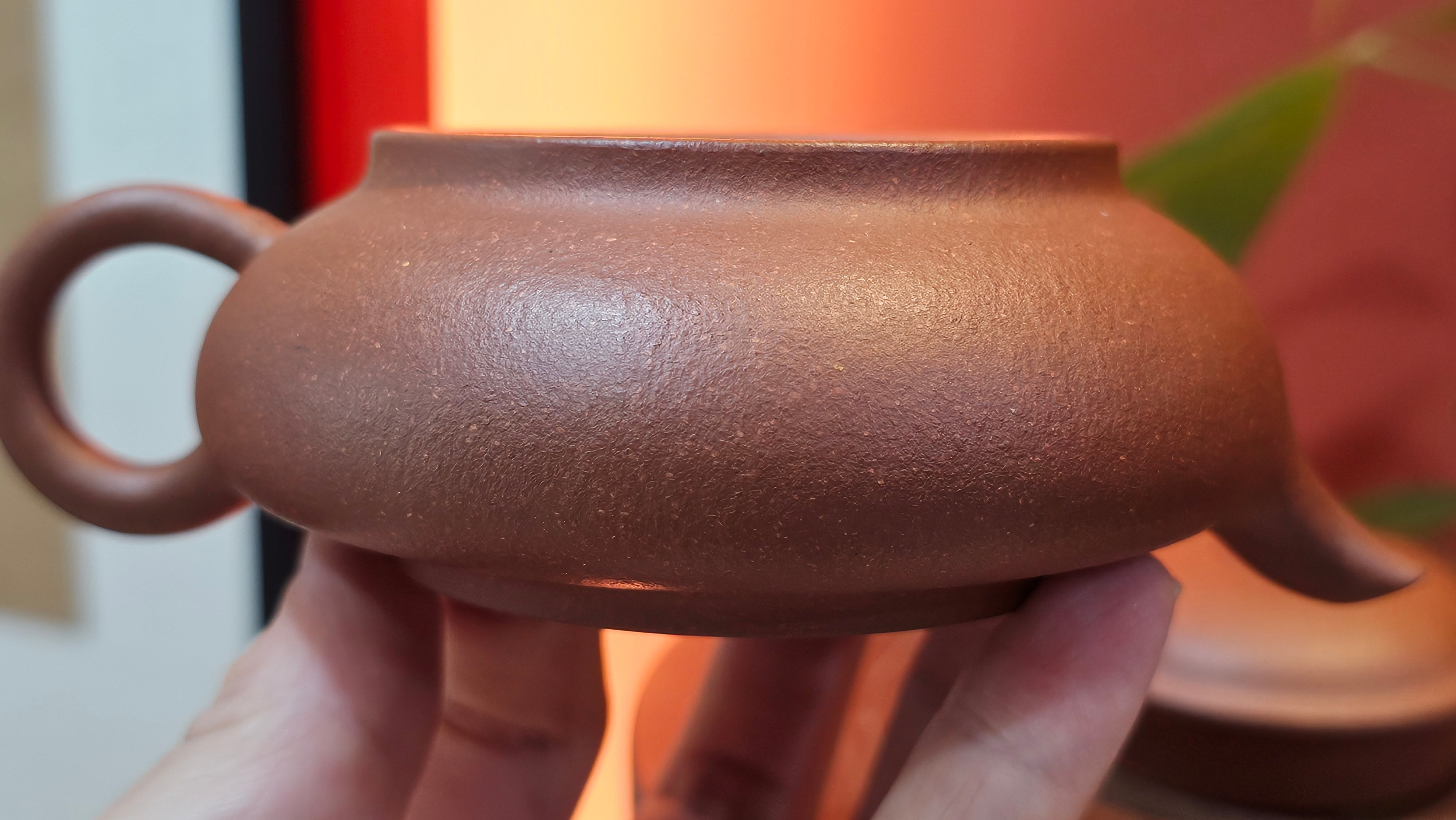 Xu Bian 虚扁, 186.2ml, Hong Jiang Po Ni 红降坡泥, by Craftsman Chen Gui Zhi 陈桂枝。(Red JiangPoNi is rarer than Yellow JiangPoNi, XiaoMeiYao ZhuNi & ZhaoZhuang ZhuNi) ~ Congratulations to Mr B.! 1532hrs 12th Sept 2025! Summerville, Canada🇨🇦.