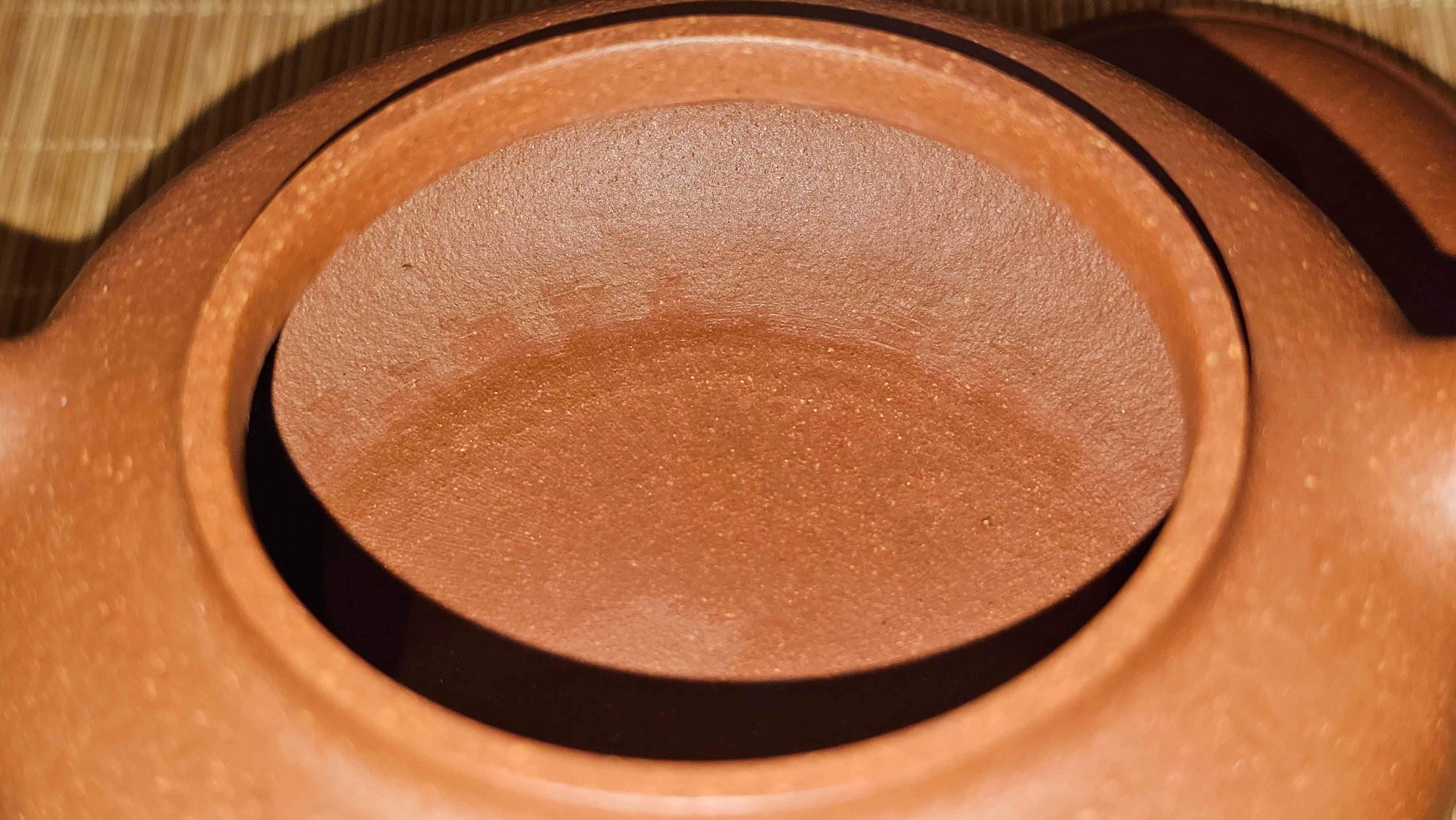 Xu Bian 虚扁, 186.2ml, Hong Jiang Po Ni 红降坡泥, by Craftsman Chen Gui Zhi 陈桂枝。(Red JiangPoNi is rarer than Yellow JiangPoNi, XiaoMeiYao ZhuNi & ZhaoZhuang ZhuNi) ~ Congratulations to Mr B.! 1532hrs 12th Sept 2025! Summerville, Canada🇨🇦.