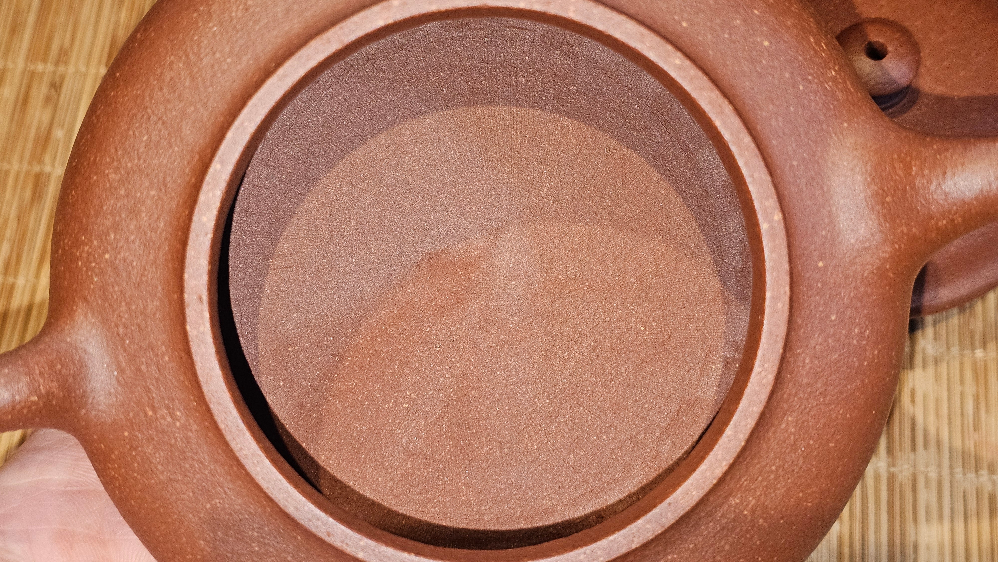 Xu Bian 虚扁, 186.2ml, Hong Jiang Po Ni 红降坡泥, by Craftsman Chen Gui Zhi 陈桂枝。(Red JiangPoNi is rarer than Yellow JiangPoNi, XiaoMeiYao ZhuNi & ZhaoZhuang ZhuNi) ~ Congratulations to Mr B.! 1532hrs 12th Sept 2025! Summerville, Canada🇨🇦.