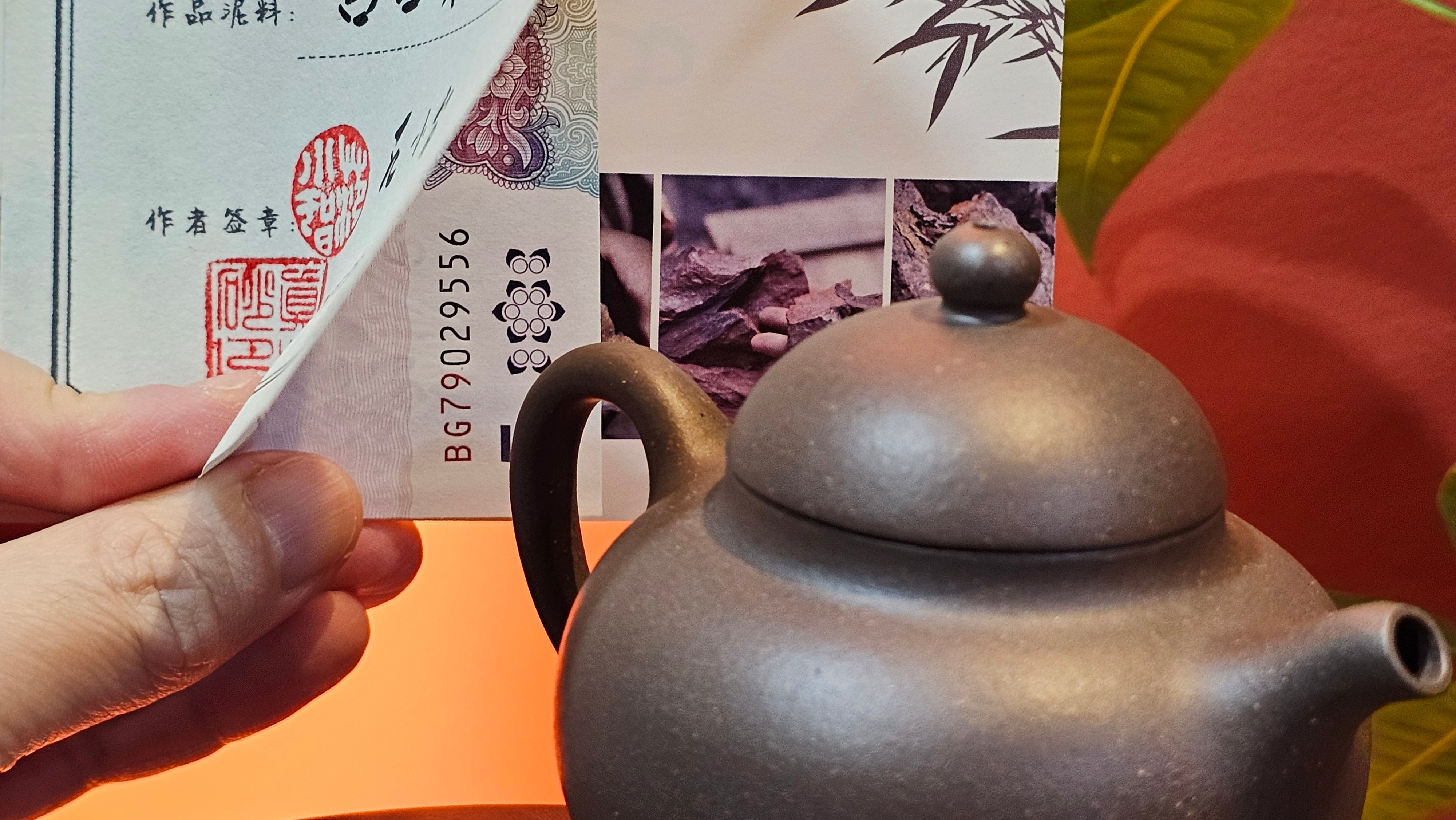 Gao Pan 高番, 140.6ml (very well-weighted bottom, stable!), Tai Xi Zi Ni (Gao Wen) 台西紫泥(高温), by our Craftsman Fan Xiao Zhi 范小智 ~ Congratulations!to Mr J.S.! 1105hrs 2nd September 2025, Chicago! IL.