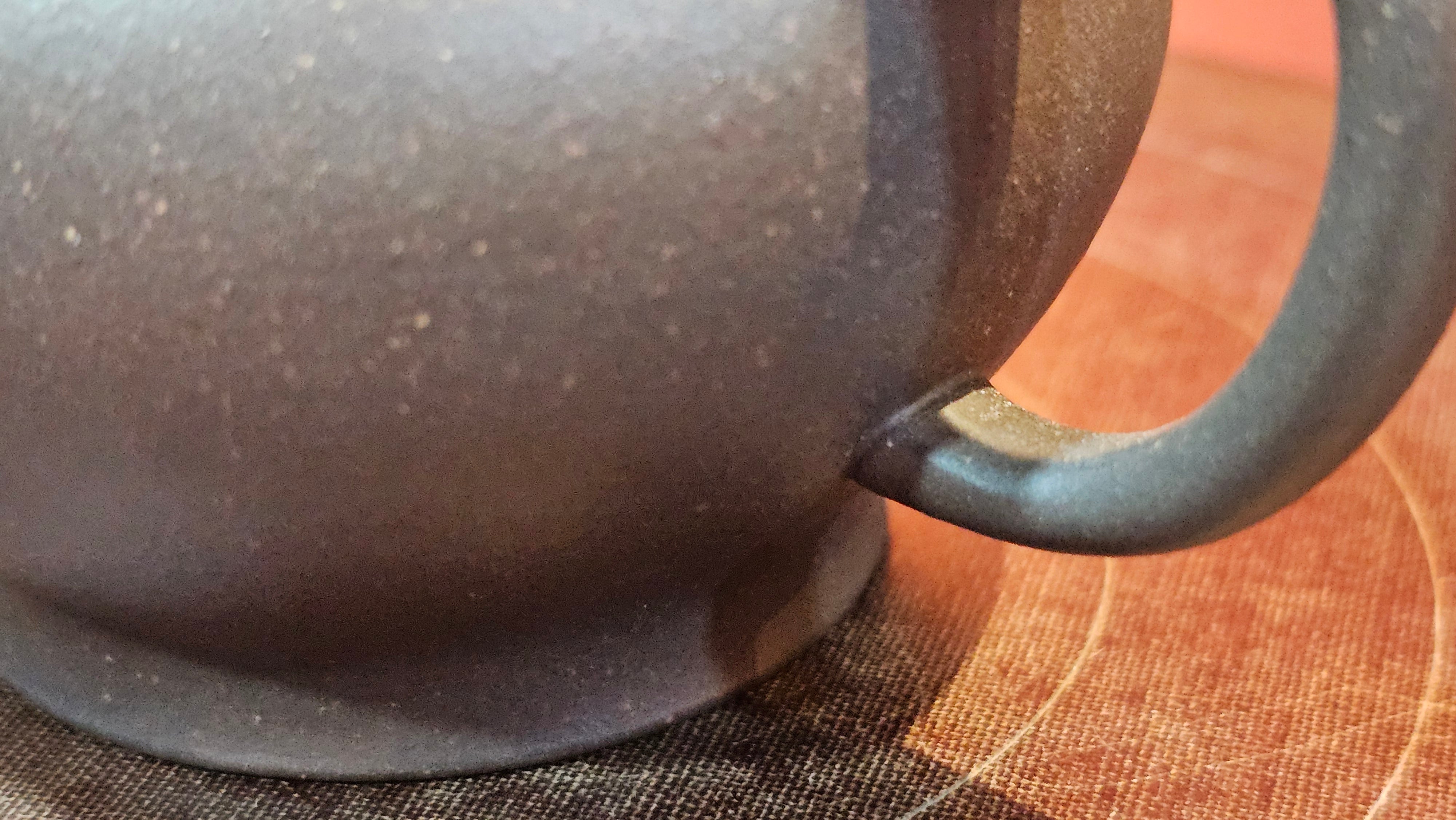 Gao Pan 高番, 134.3ml (very well-weighted bottom, stable!), Tai Xi Zi Ni (Gao Wen) 台西紫泥(高温), by our Craftsman Fan Xiao Zhi 范小智 ~!Congratulations to Mr H.H.! 1738hrs 3rd Sept 2025, Amsterdam, The Netherlands🇳🇱!