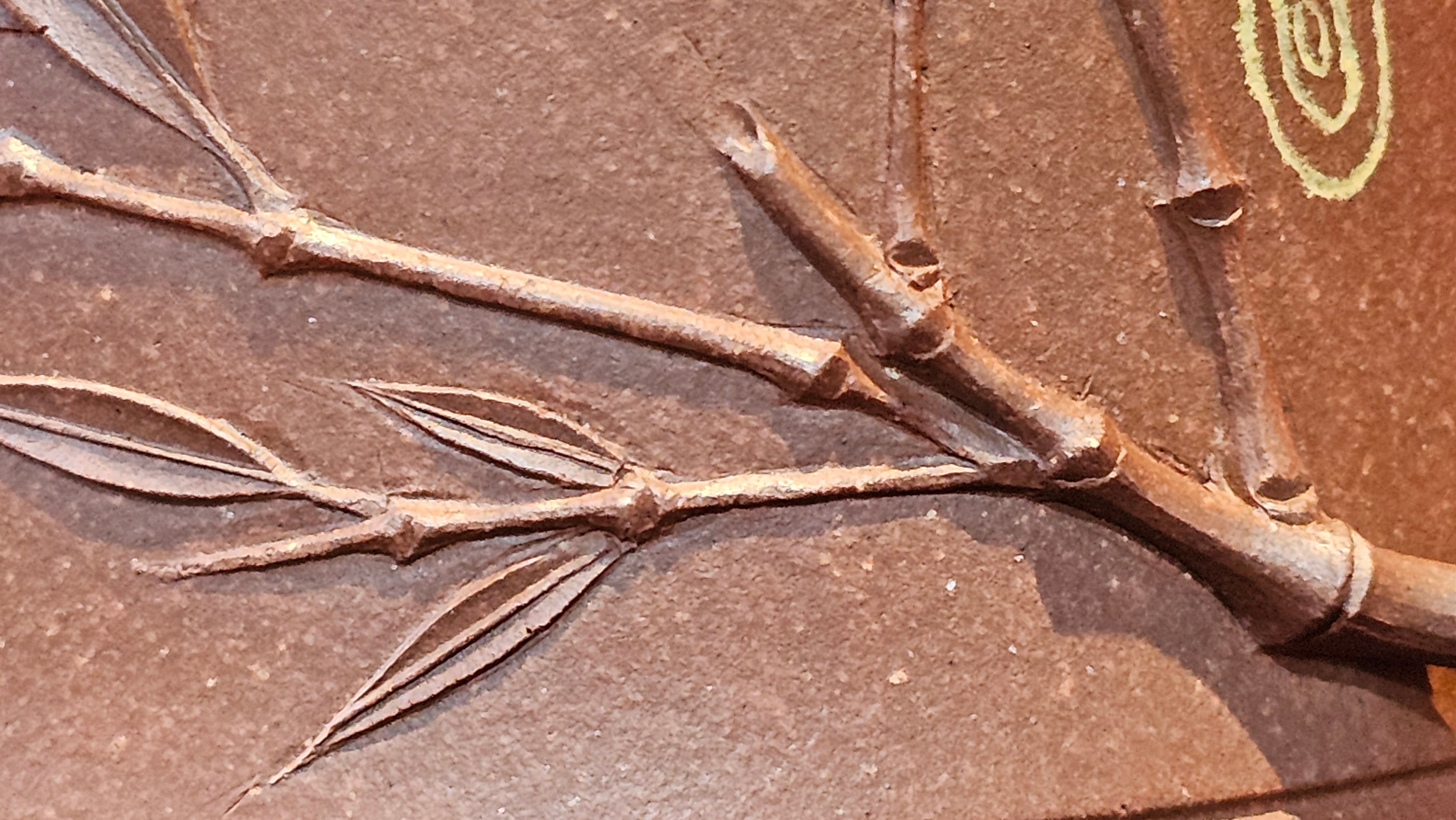 《湘妃竹段》"Xiang Fei Zhu Duan", 238.3ml, Di Cao Qing Zi Ni with Duan Ni Clay embellishments for the characteristic "Xiang Fei Bamboo" Patterns, by L4 Assoc Master Yu Chun Lei 俞春雷 ~!Congratulations to Ms S.M.! 1558hrs 4th Sept 2025, Velden! The Netherlands🇳🇱.