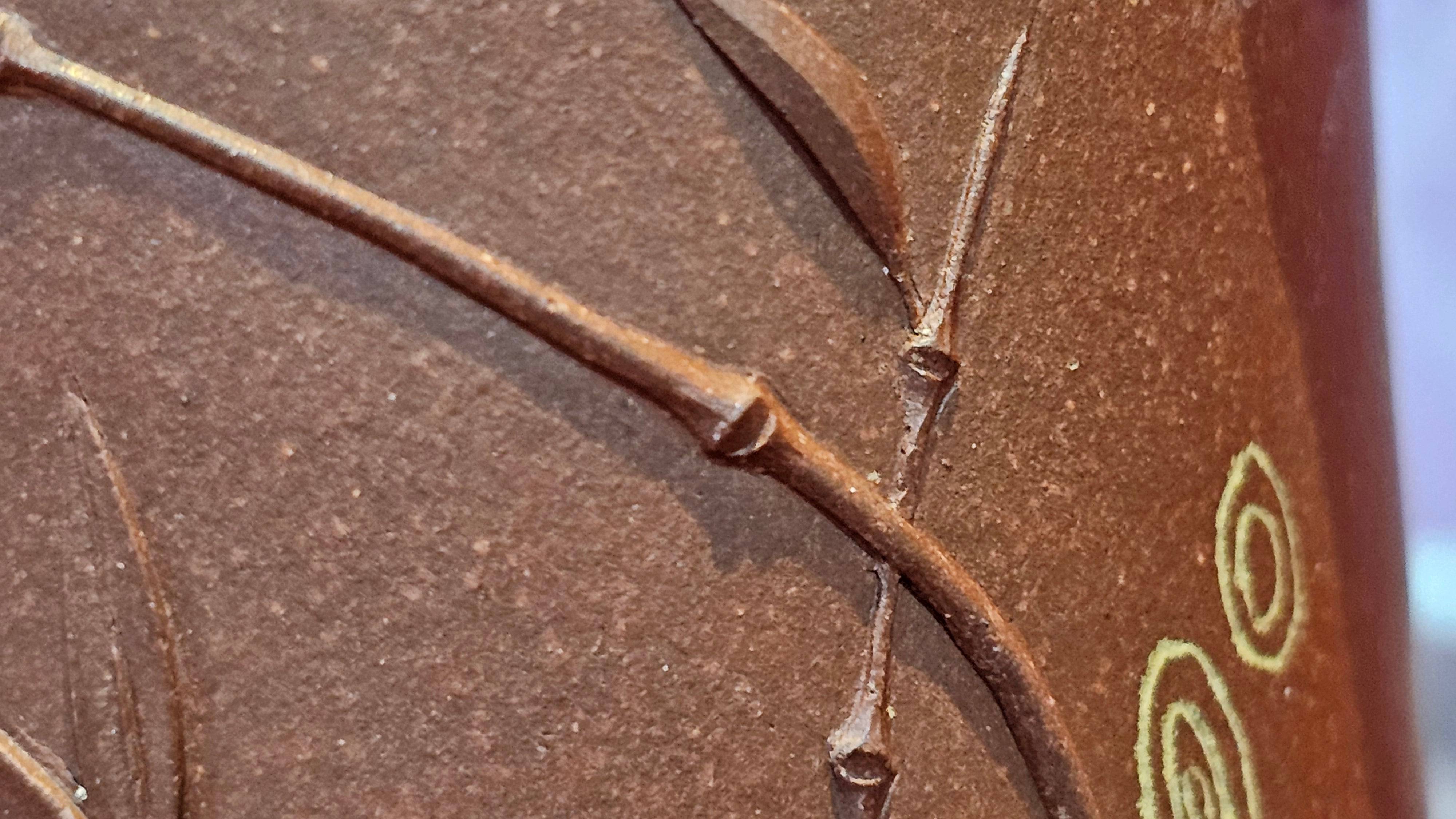 《湘妃竹段》"Xiang Fei Zhu Duan", 238.3ml, Di Cao Qing Zi Ni with Duan Ni Clay embellishments for the characteristic "Xiang Fei Bamboo" Patterns, by L4 Assoc Master Yu Chun Lei 俞春雷 ~!Congratulations to Ms S.M.! 1558hrs 4th Sept 2025, Velden! The Netherlands🇳🇱.