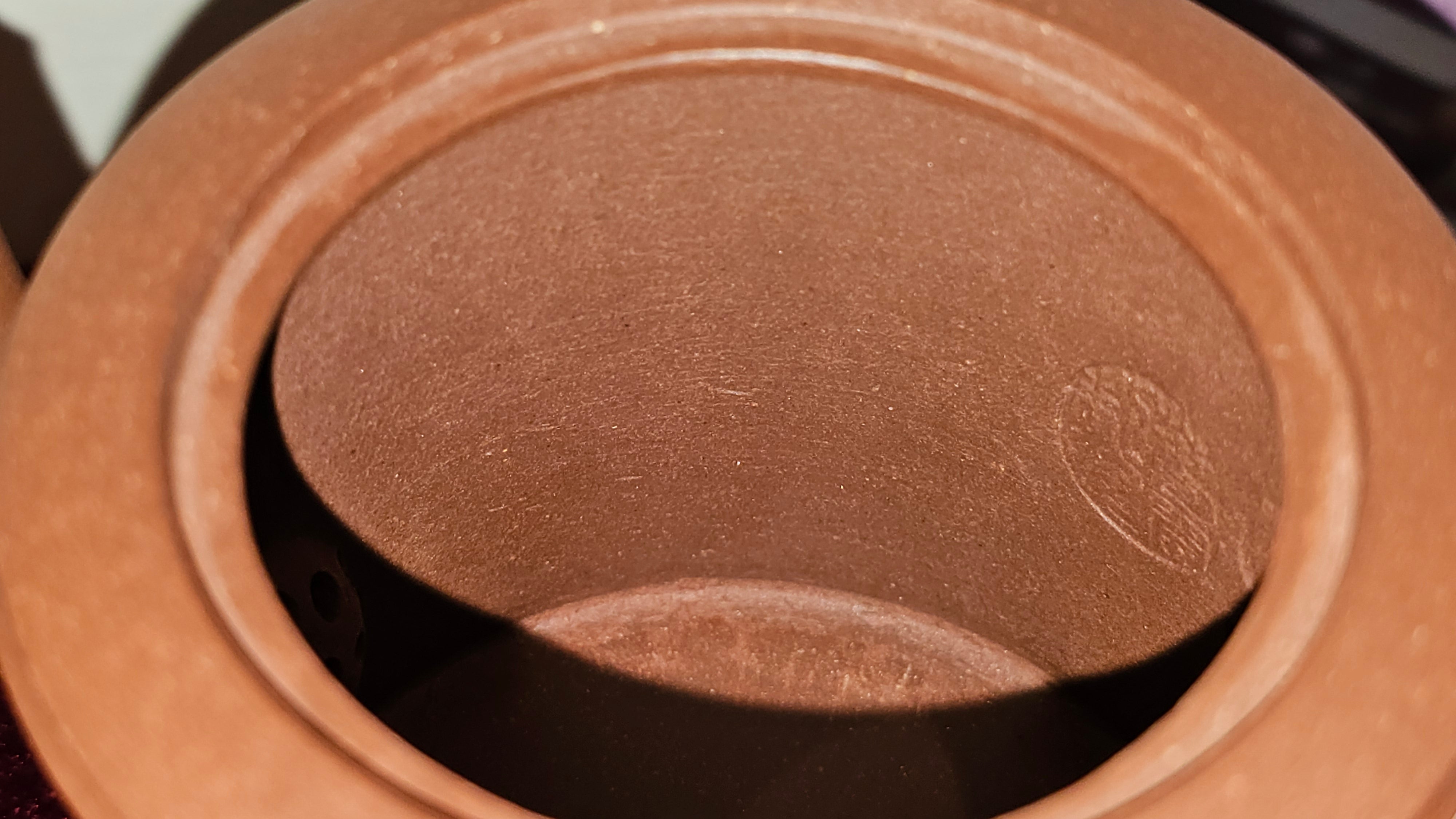 《湘妃竹段》"Xiang Fei Zhu Duan", 238.3ml, Di Cao Qing Zi Ni with Duan Ni Clay embellishments for the characteristic "Xiang Fei Bamboo" Patterns, by L4 Assoc Master Yu Chun Lei 俞春雷 ~!Congratulations to Ms S.M.! 1558hrs 4th Sept 2025, Velden! The Netherlands🇳🇱.