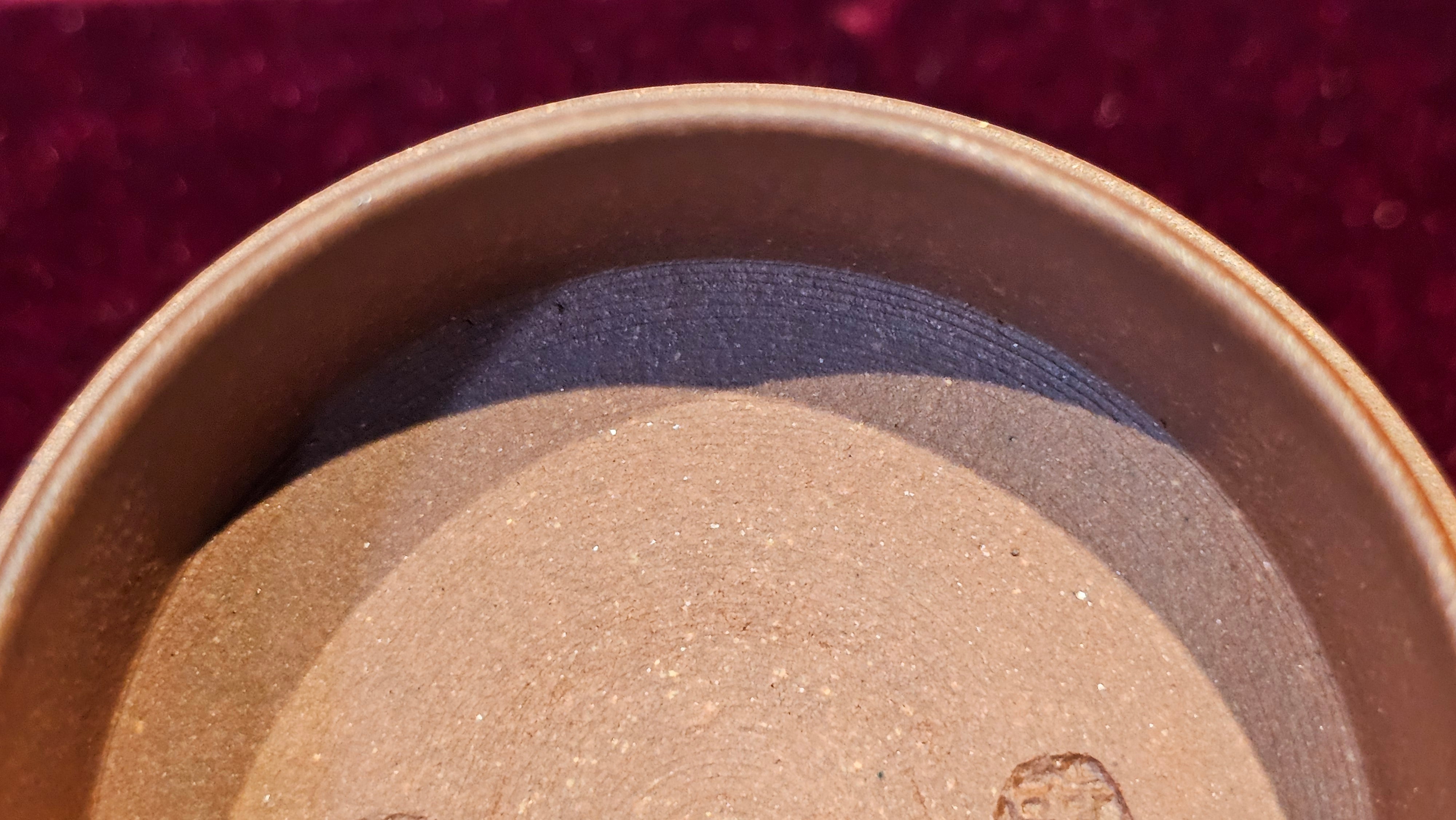 《湘妃竹段》"Xiang Fei Zhu Duan", 238.3ml, Di Cao Qing Zi Ni with Duan Ni Clay embellishments for the characteristic "Xiang Fei Bamboo" Patterns, by L4 Assoc Master Yu Chun Lei 俞春雷 ~!Congratulations to Ms S.M.! 1558hrs 4th Sept 2025, Velden! The Netherlands🇳🇱.