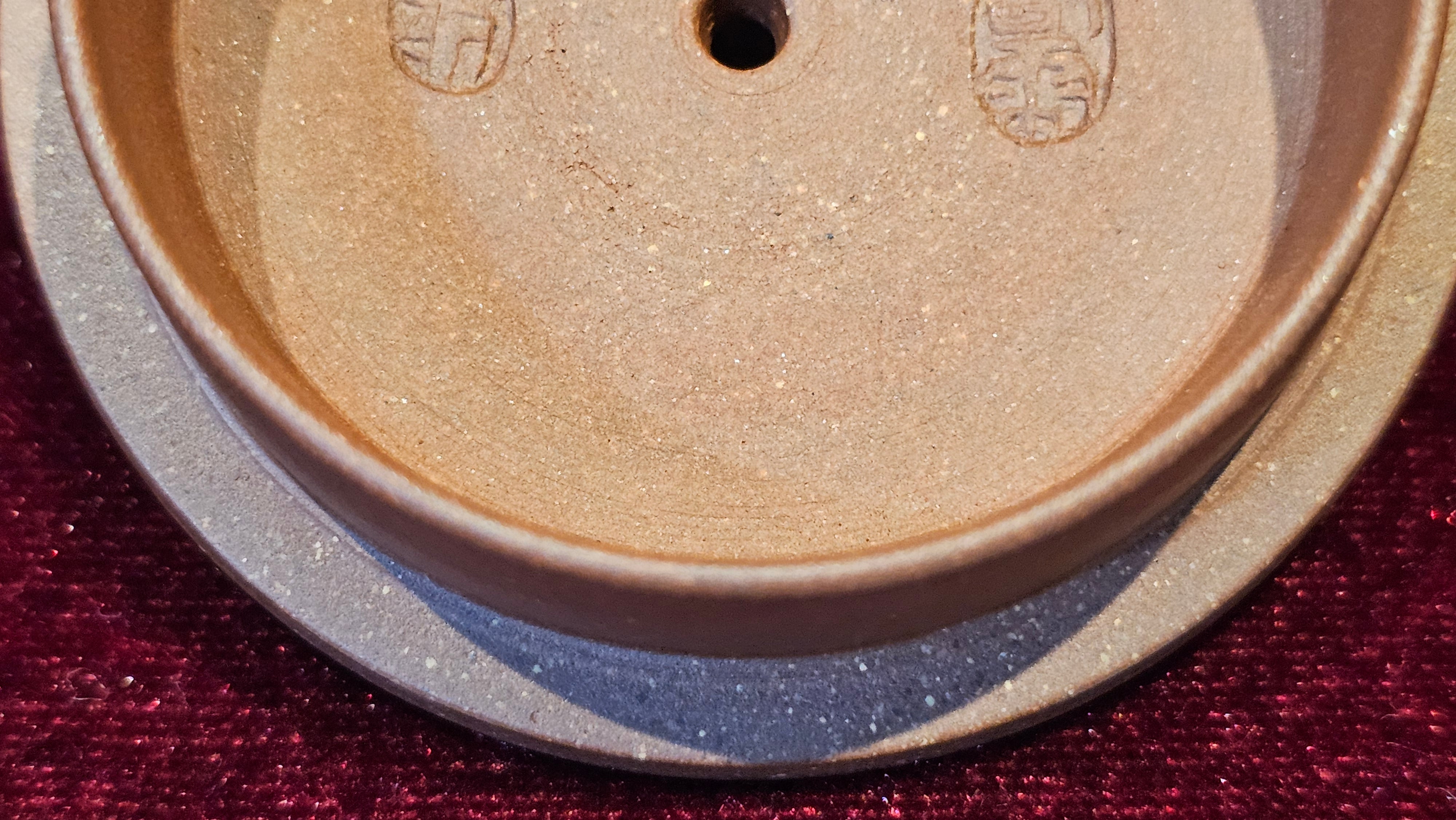 《湘妃竹段》"Xiang Fei Zhu Duan", 238.3ml, Di Cao Qing Zi Ni with Duan Ni Clay embellishments for the characteristic "Xiang Fei Bamboo" Patterns, by L4 Assoc Master Yu Chun Lei 俞春雷 ~!Congratulations to Ms S.M.! 1558hrs 4th Sept 2025, Velden! The Netherlands🇳🇱.