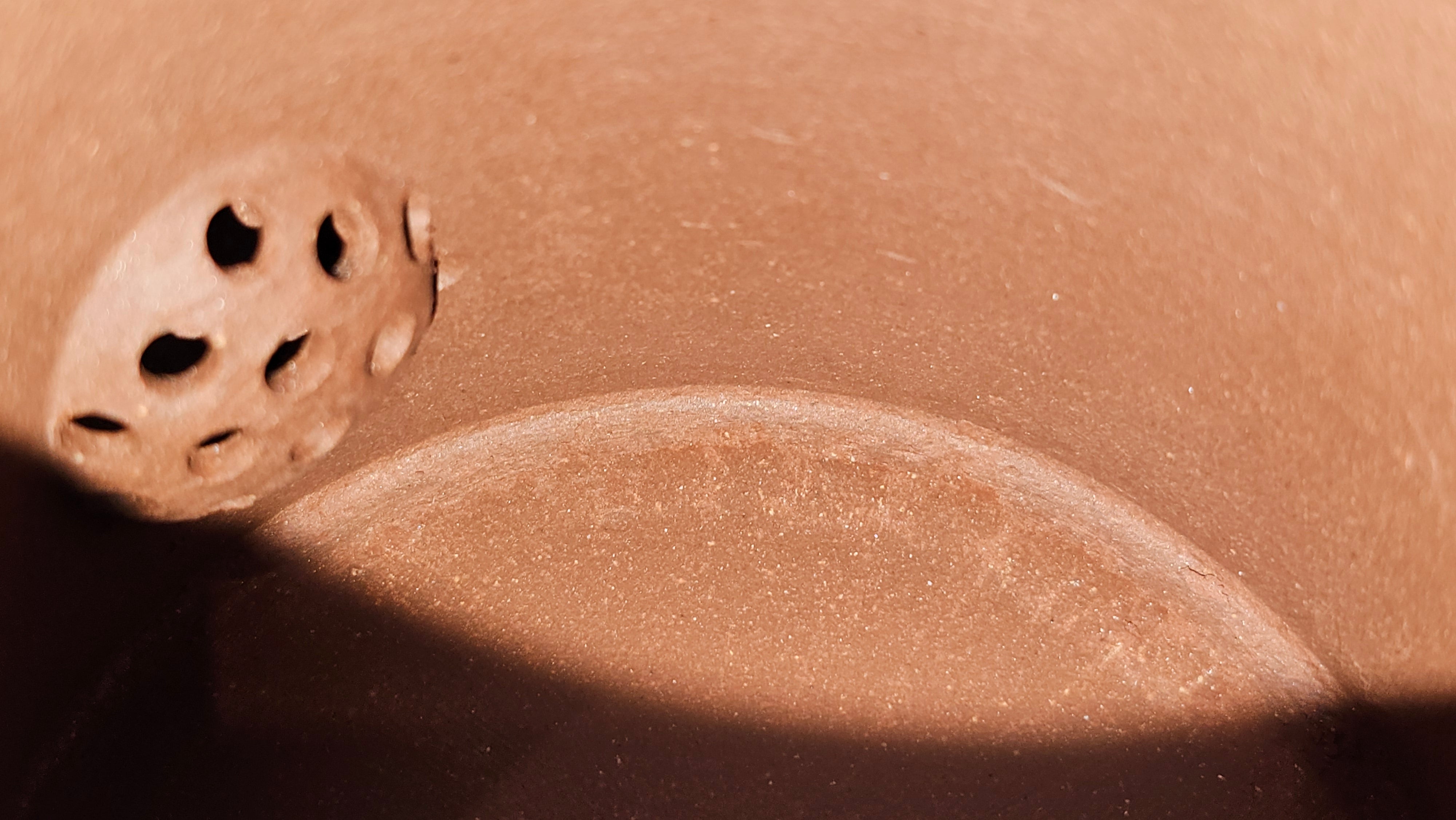 《湘妃竹段》"Xiang Fei Zhu Duan", 238.3ml, Di Cao Qing Zi Ni with Duan Ni Clay embellishments for the characteristic "Xiang Fei Bamboo" Patterns, by L4 Assoc Master Yu Chun Lei 俞春雷 ~!Congratulations to Ms S.M.! 1558hrs 4th Sept 2025, Velden! The Netherlands🇳🇱.