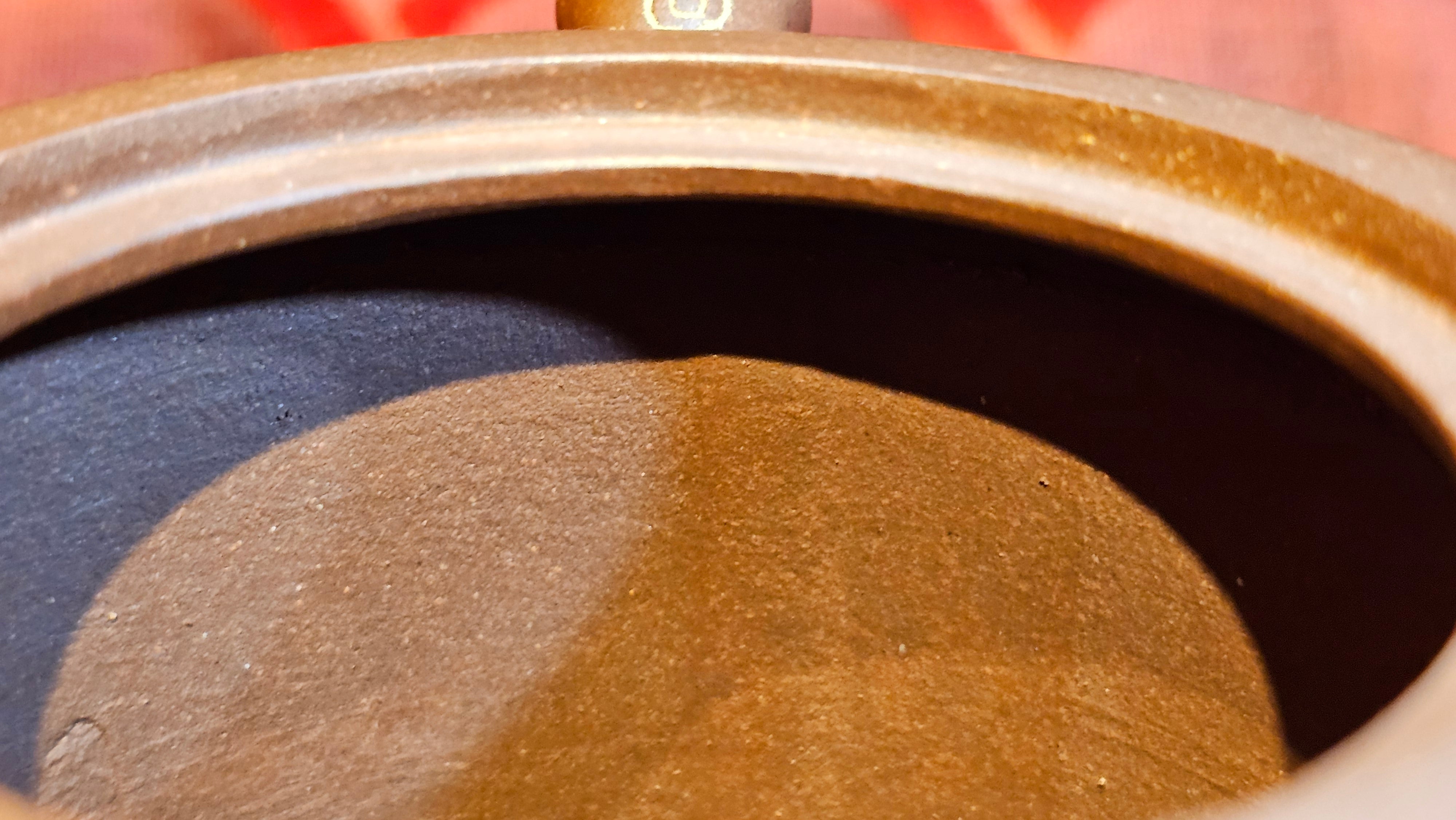 《湘妃竹段》"Xiang Fei Zhu Duan", 238.3ml, Di Cao Qing Zi Ni with Duan Ni Clay embellishments for the characteristic "Xiang Fei Bamboo" Patterns, by L4 Assoc Master Yu Chun Lei 俞春雷 ~!Congratulations to Ms S.M.! 1558hrs 4th Sept 2025, Velden! The Netherlands🇳🇱.