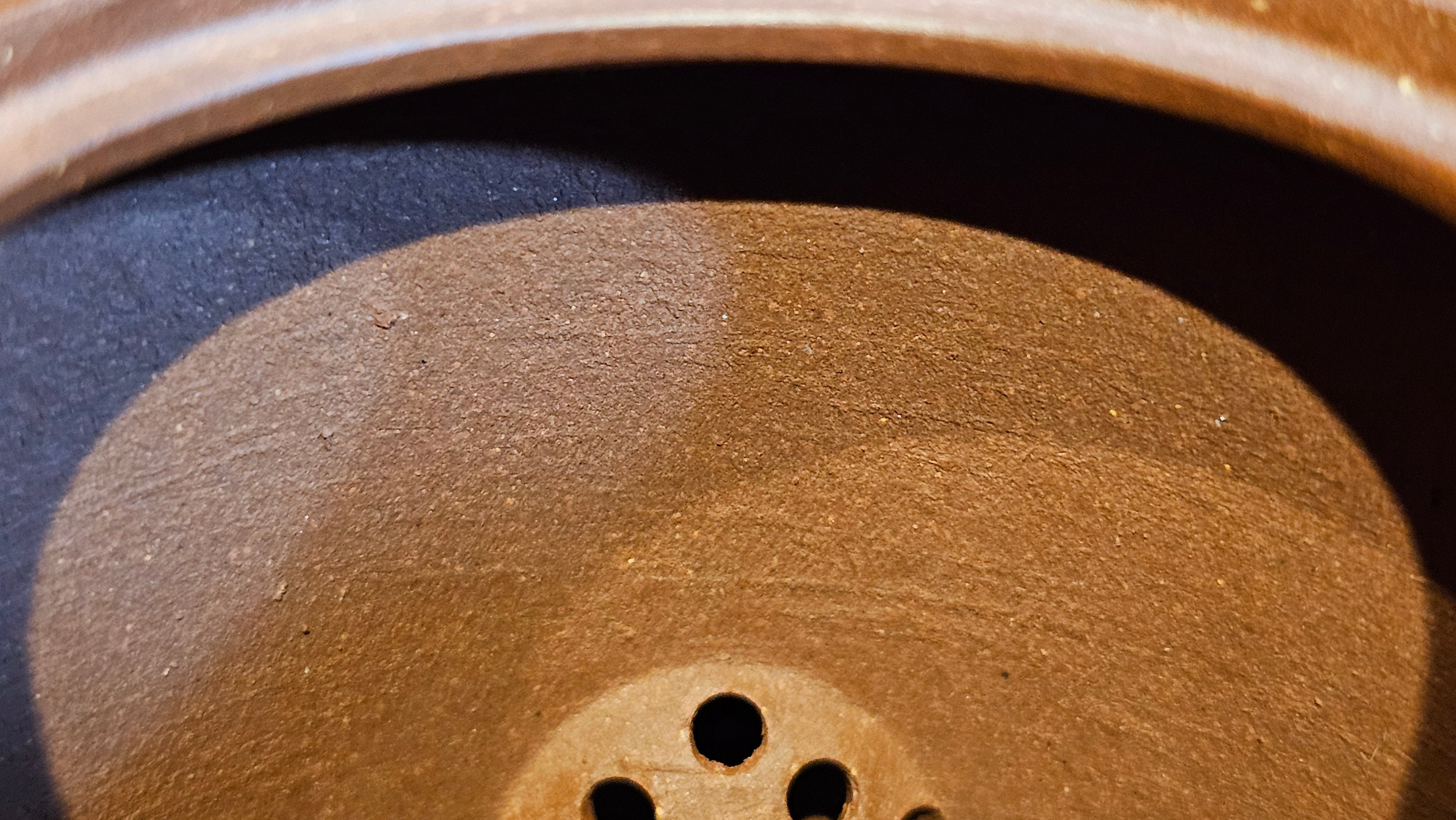 《湘妃竹段》"Xiang Fei Zhu Duan", 238.3ml, Di Cao Qing Zi Ni with Duan Ni Clay embellishments for the characteristic "Xiang Fei Bamboo" Patterns, by L4 Assoc Master Yu Chun Lei 俞春雷 ~!Congratulations to Ms S.M.! 1558hrs 4th Sept 2025, Velden! The Netherlands🇳🇱.