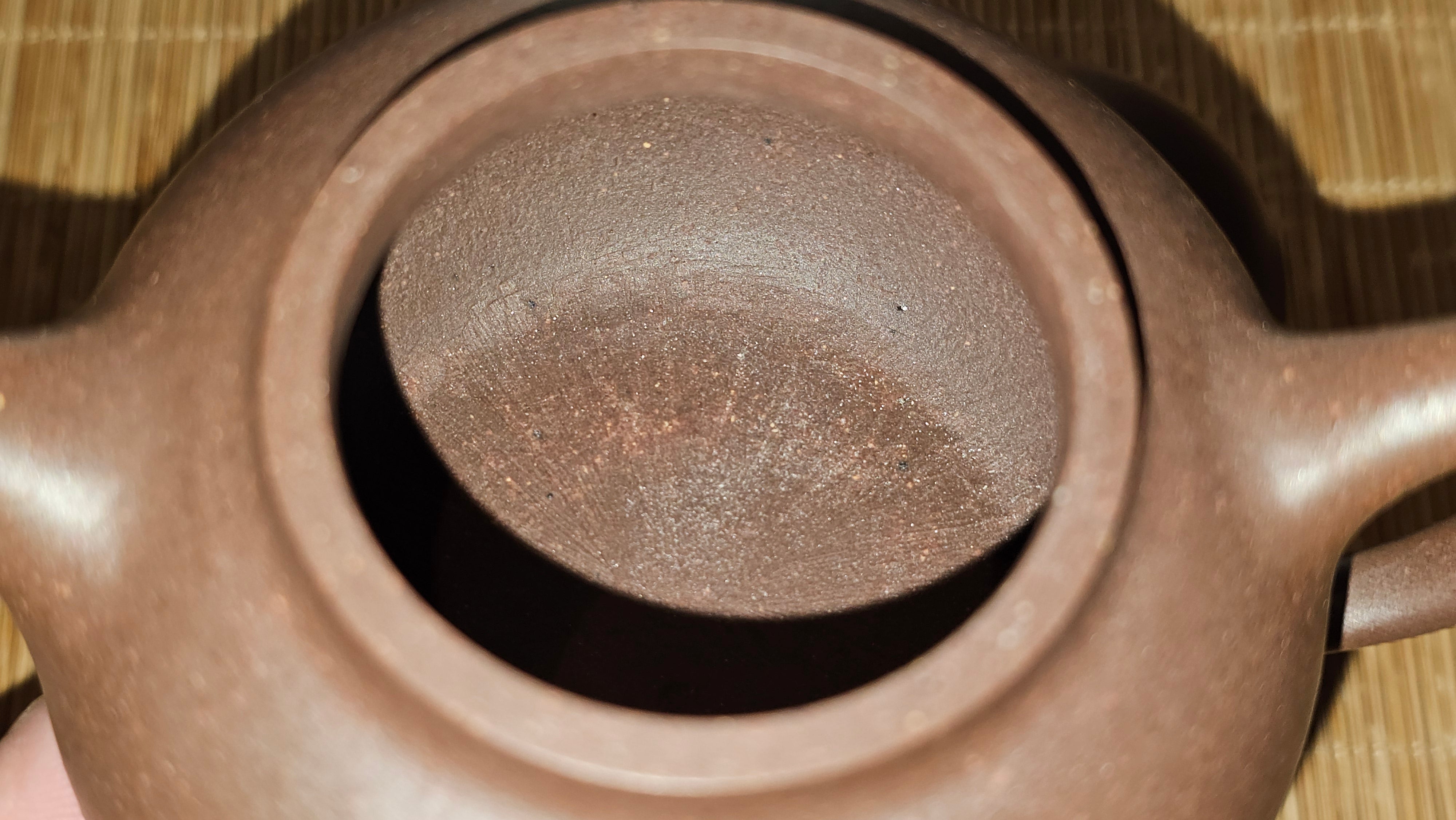 Gao Pan 高番, 136.3ml (very well-weighted bottom, stable!), Zi Ni (Low Sieve Count) 紫泥(低目数), by our Craftsman Fan Xiao Zhi 范小智 ~ Congratulations to Mr M.S.! 1805hrs 5th Sept 2025, Southbury! CT!