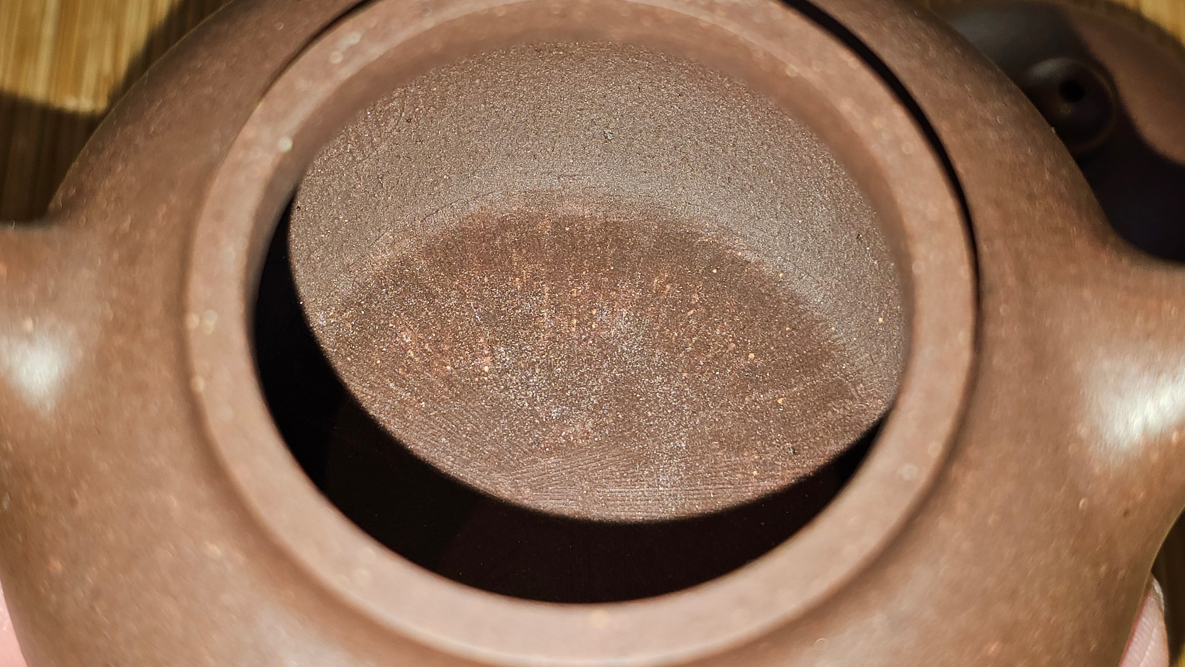 Gao Pan 高番, 136.3ml (very well-weighted bottom, stable!), Zi Ni (Low Sieve Count) 紫泥(低目数), by our Craftsman Fan Xiao Zhi 范小智 ~ Congratulations to Mr M.S.! 1805hrs 5th Sept 2025, Southbury! CT!