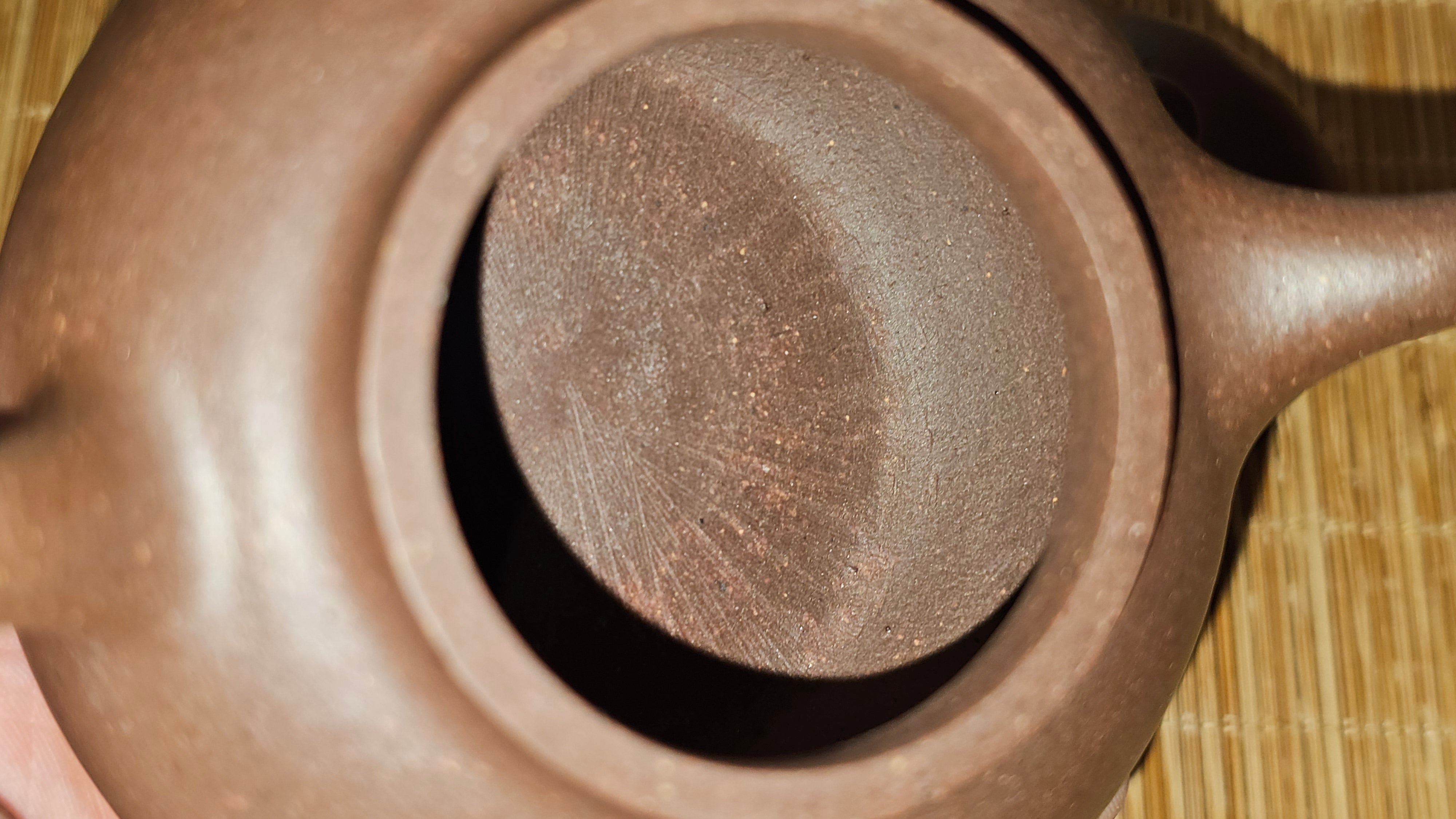 Gao Pan 高番, 136.3ml (very well-weighted bottom, stable!), Zi Ni (Low Sieve Count) 紫泥(低目数), by our Craftsman Fan Xiao Zhi 范小智 ~ Congratulations to Mr M.S.! 1805hrs 5th Sept 2025, Southbury! CT!