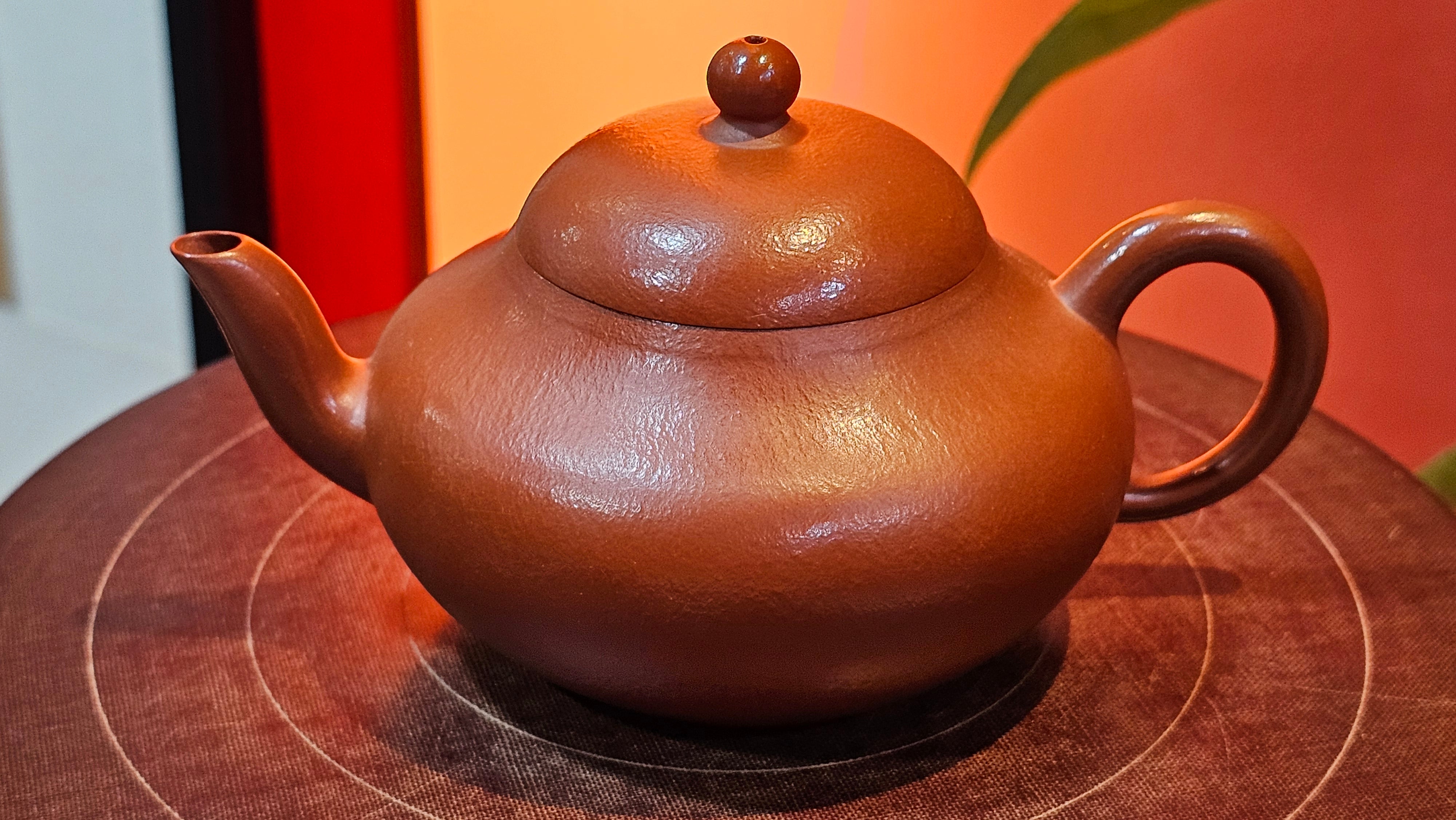 Li Xing 梨形, 151.8ml, Xiao Mei Yao Zhu Ni 小煤窑朱泥 by Craftsman Zhai Yi Yao 翟一耀 ~!Congratulations to Mr K.S.! 0052hrs 10th Sept 2025, Greenville, SC!