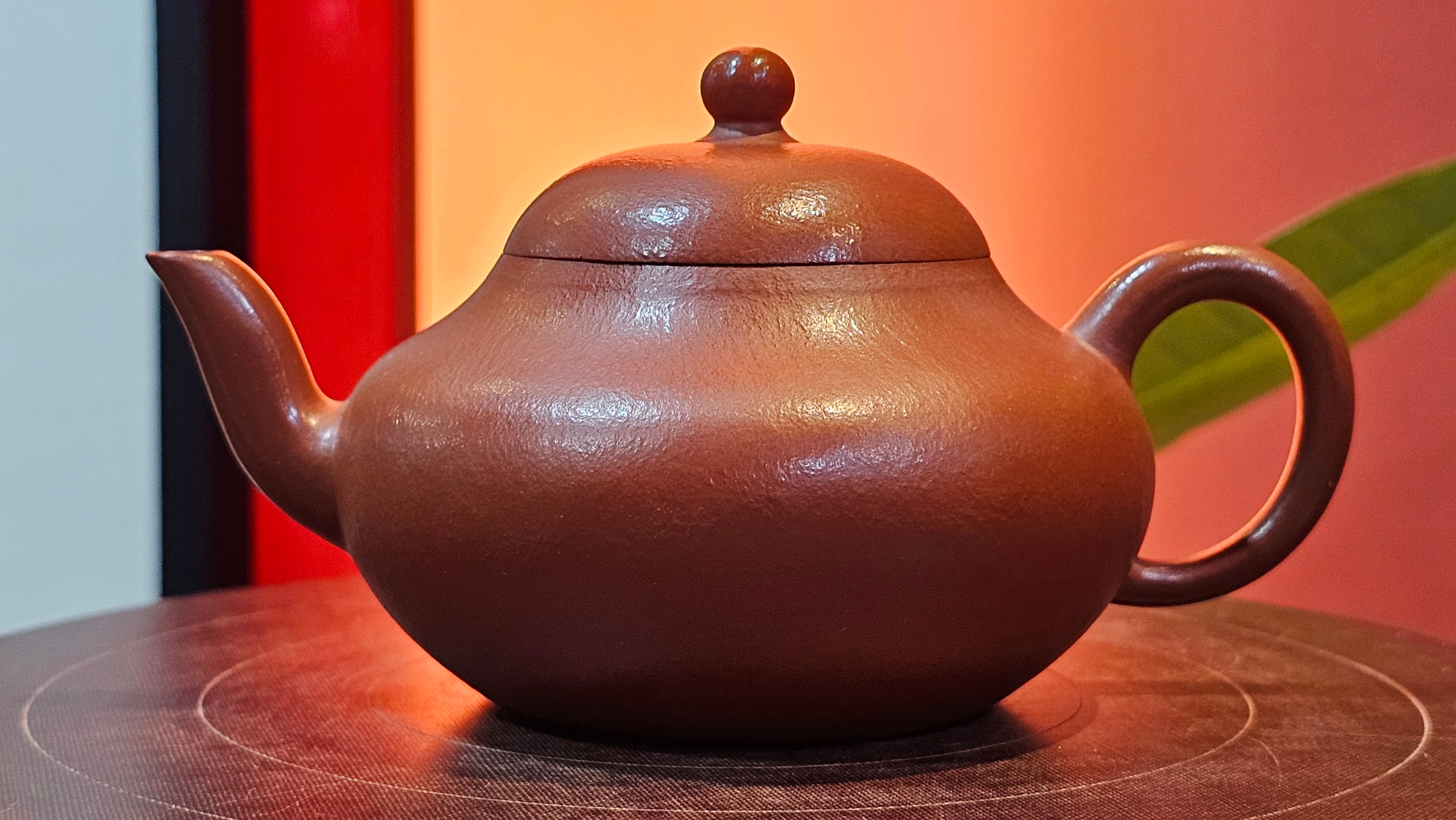 Li Xing 梨形, 151.8ml, Xiao Mei Yao Zhu Ni 小煤窑朱泥 by Craftsman Zhai Yi Yao 翟一耀 ~!Congratulations to Mr K.S.! 0052hrs 10th Sept 2025, Greenville, SC!