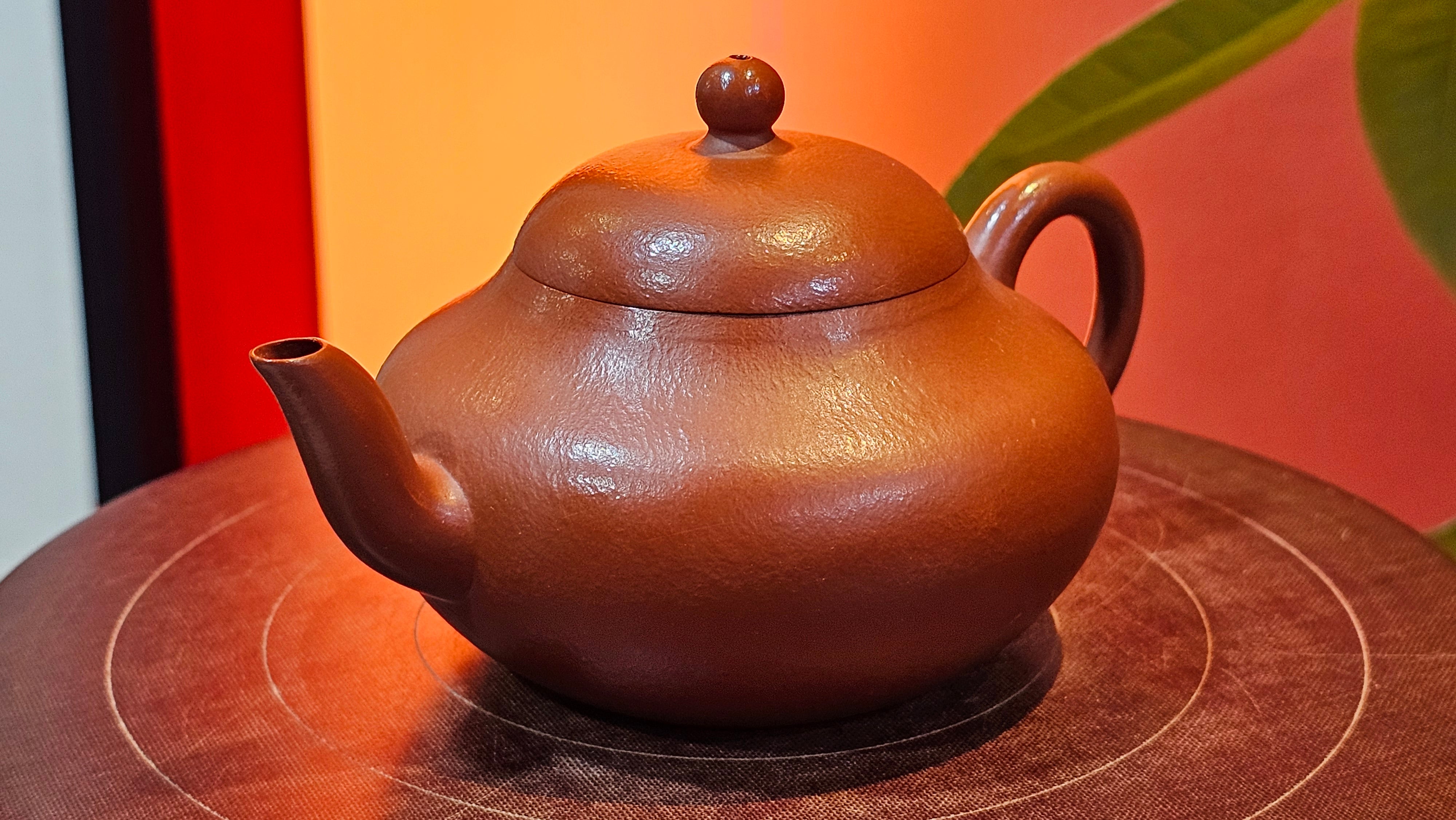 Li Xing 梨形, 151.8ml, Xiao Mei Yao Zhu Ni 小煤窑朱泥 by Craftsman Zhai Yi Yao 翟一耀 ~!Congratulations to Mr K.S.! 0052hrs 10th Sept 2025, Greenville, SC!