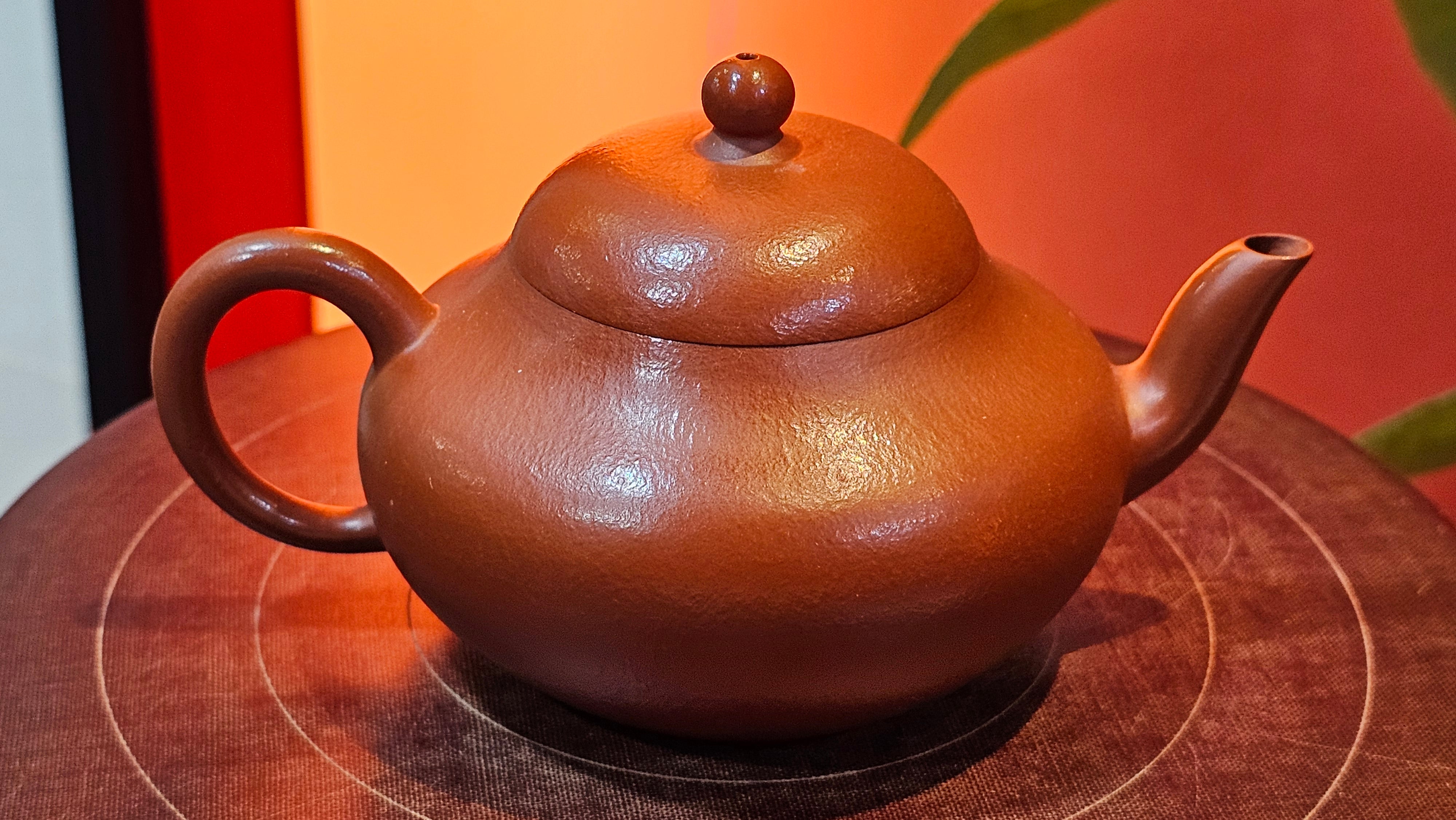 Li Xing 梨形, 151.8ml, Xiao Mei Yao Zhu Ni 小煤窑朱泥 by Craftsman Zhai Yi Yao 翟一耀 ~!Congratulations to Mr K.S.! 0052hrs 10th Sept 2025, Greenville, SC!